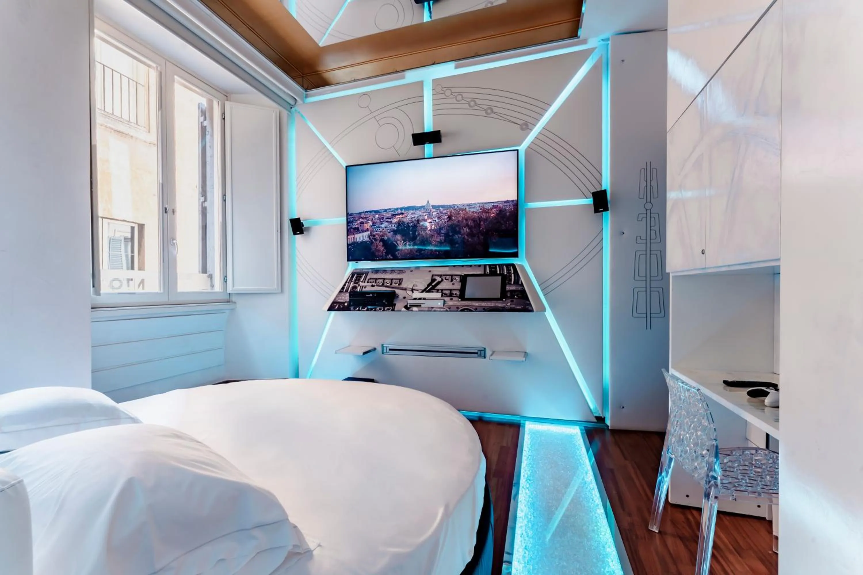 Bedroom, Bed in Hotel Trecento