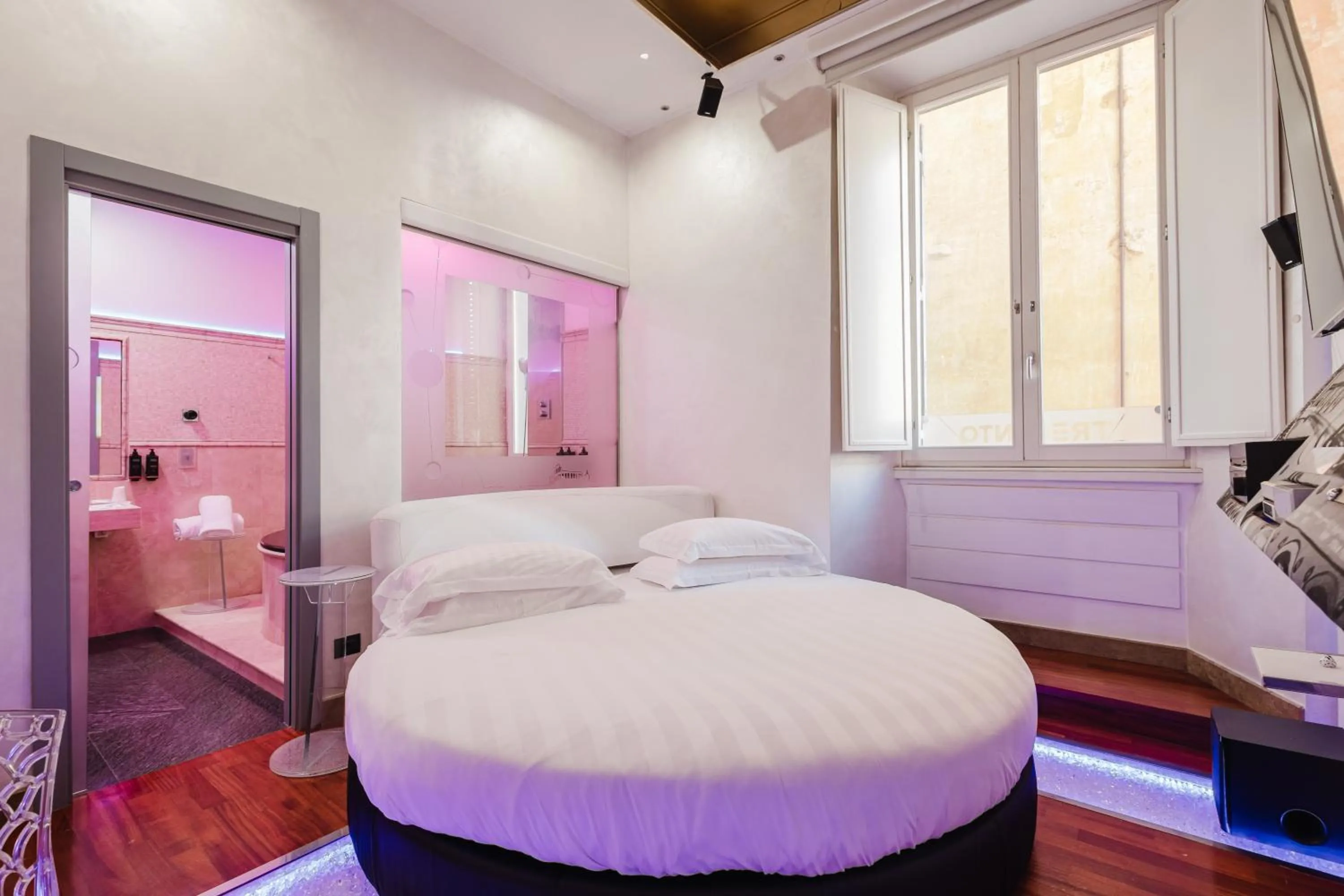 Bed in Hotel Trecento