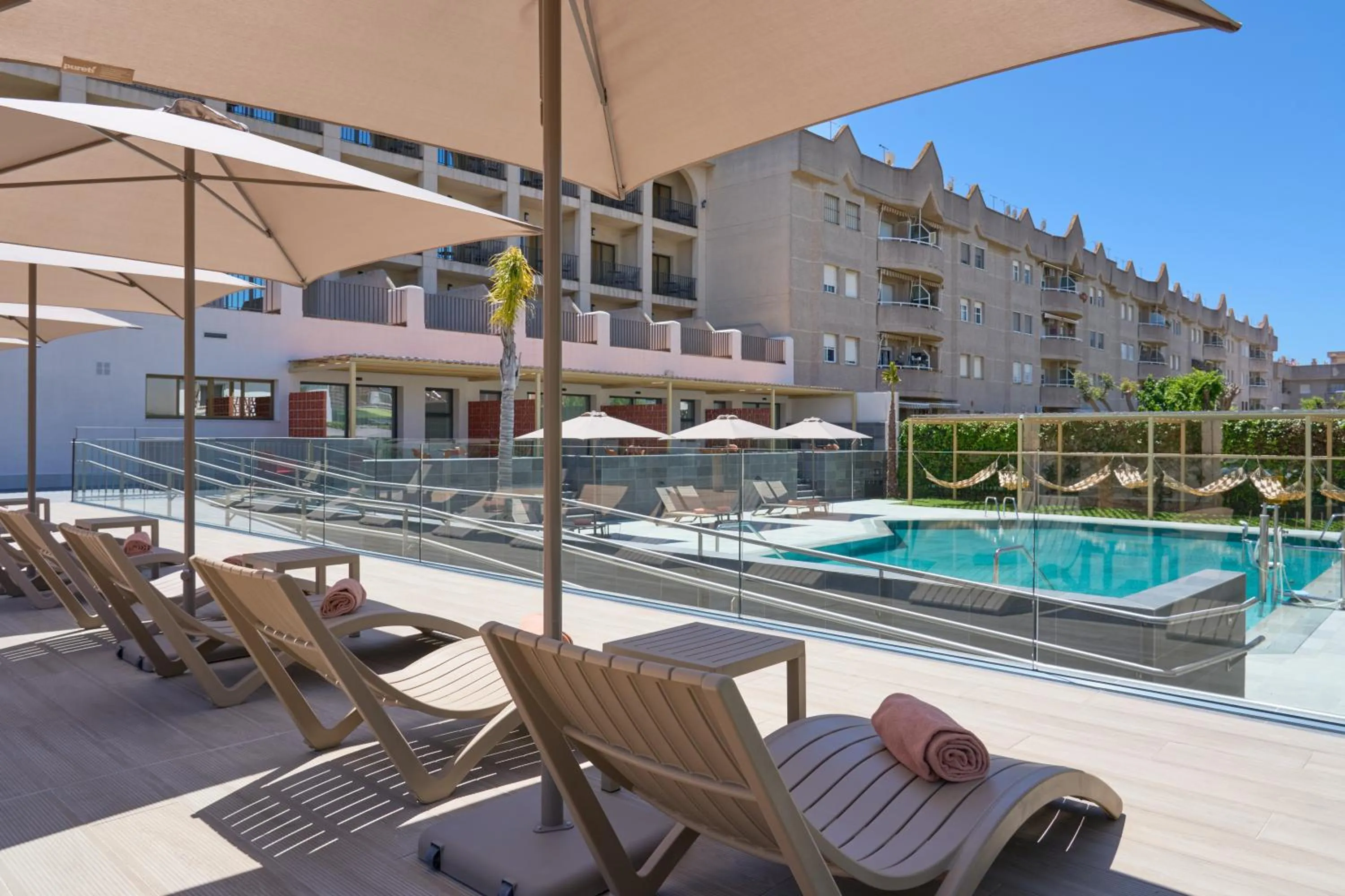 Pool view in Hotel Macià Doñana
