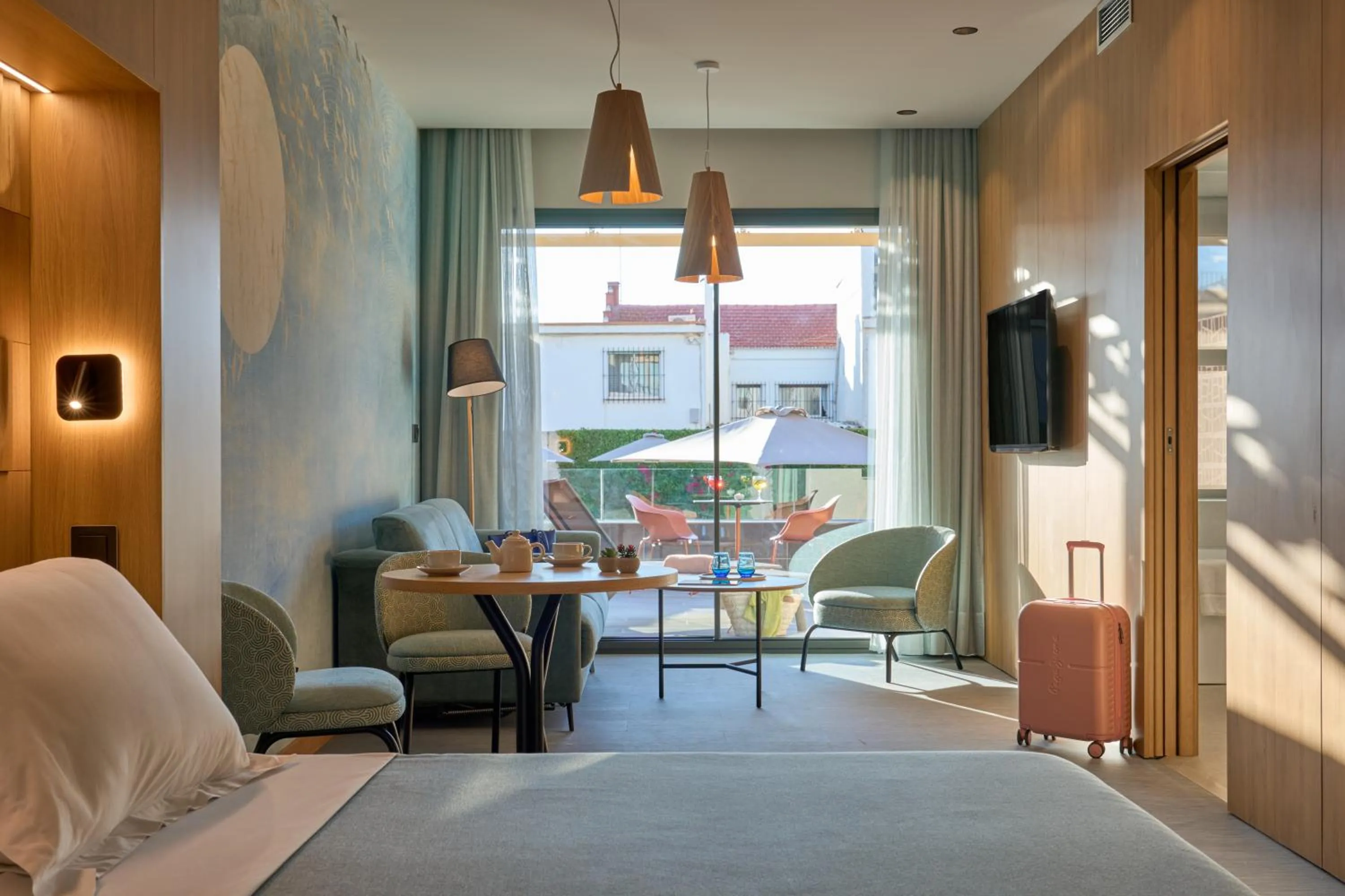Living room, Bed in Hotel Macià Doñana