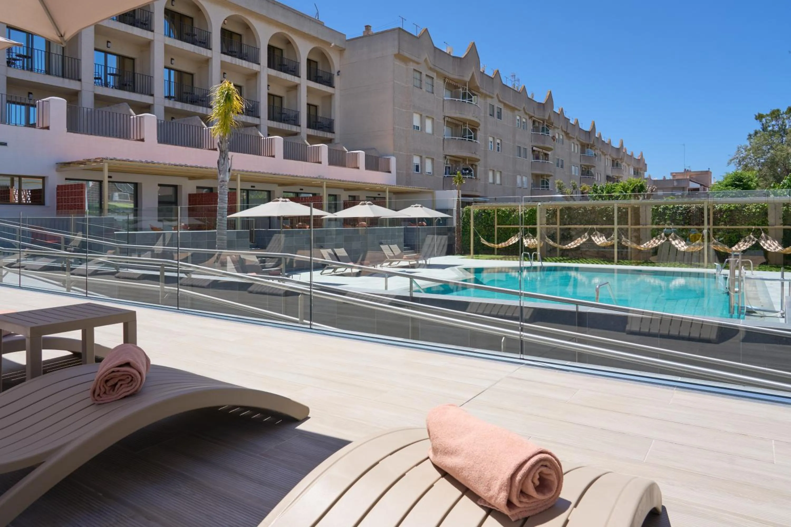 Pool view in Hotel Macià Doñana