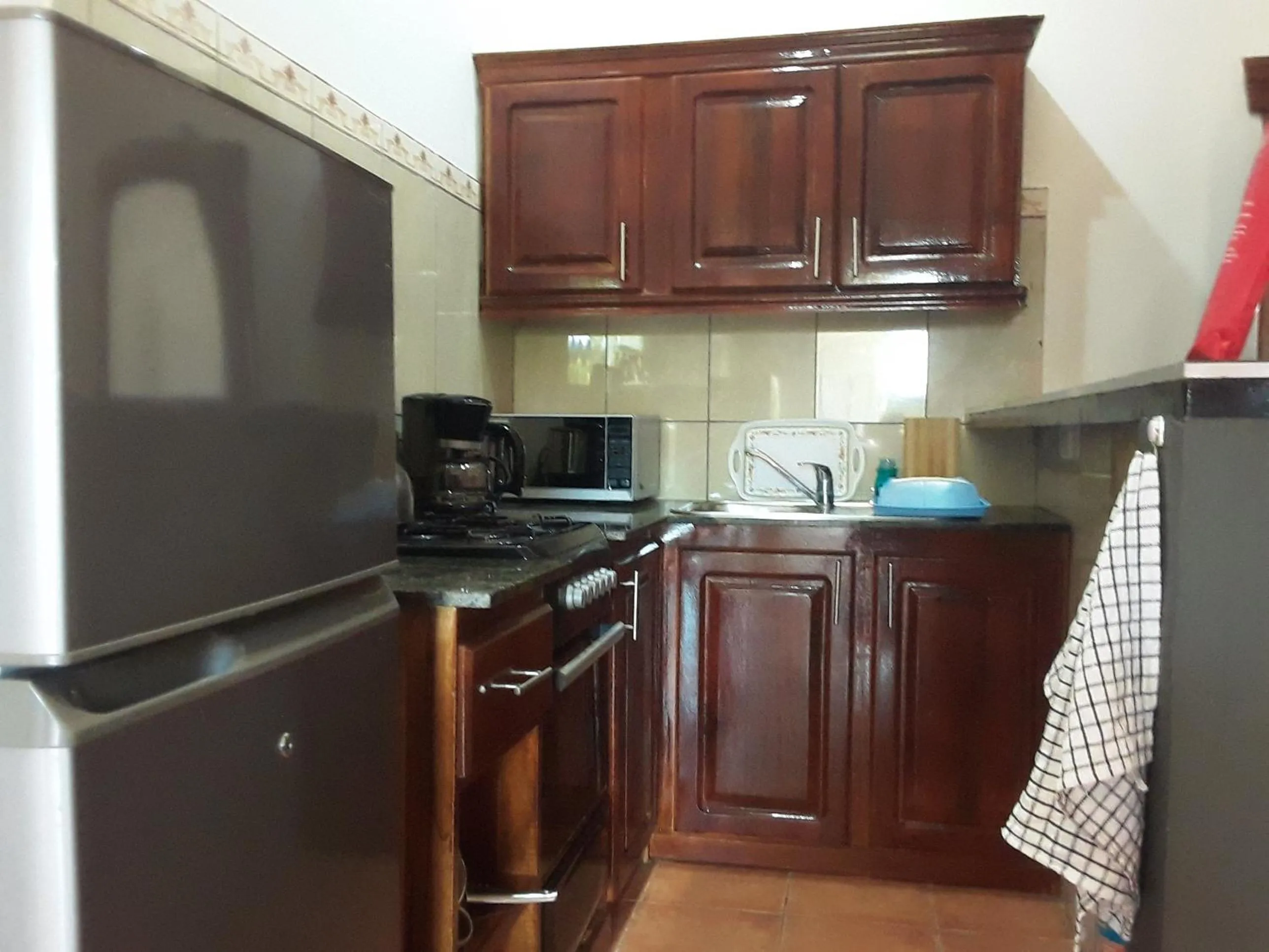Kitchen or kitchenette in Riyan Apartment