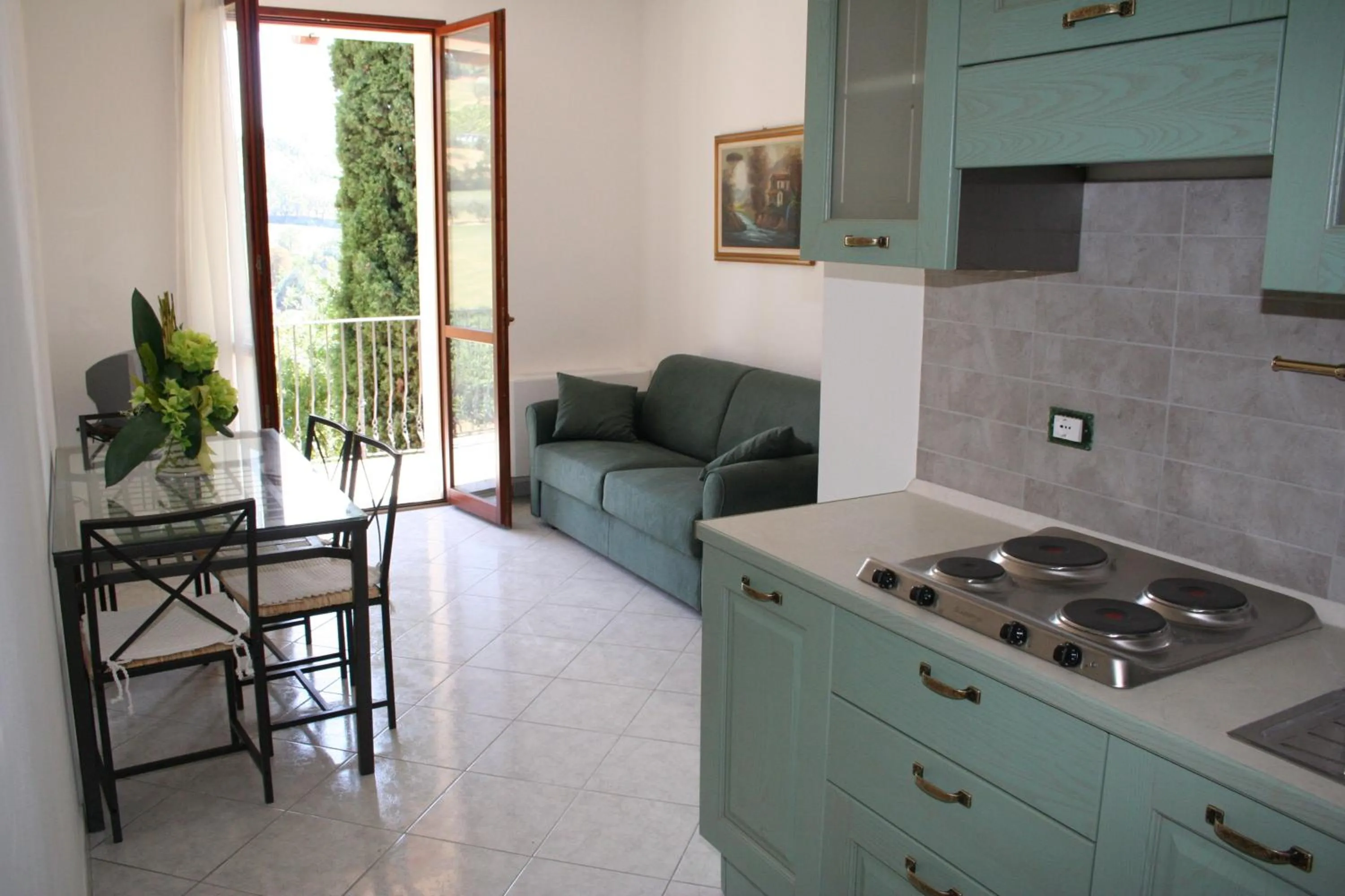 Kitchen or kitchenette in Residence Villa degli Ulivi