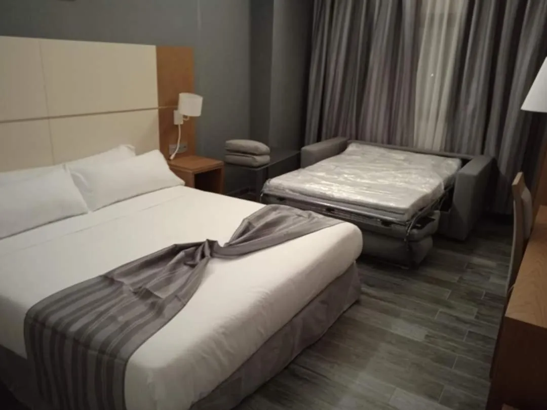 Bed in El Ghanami Hotel