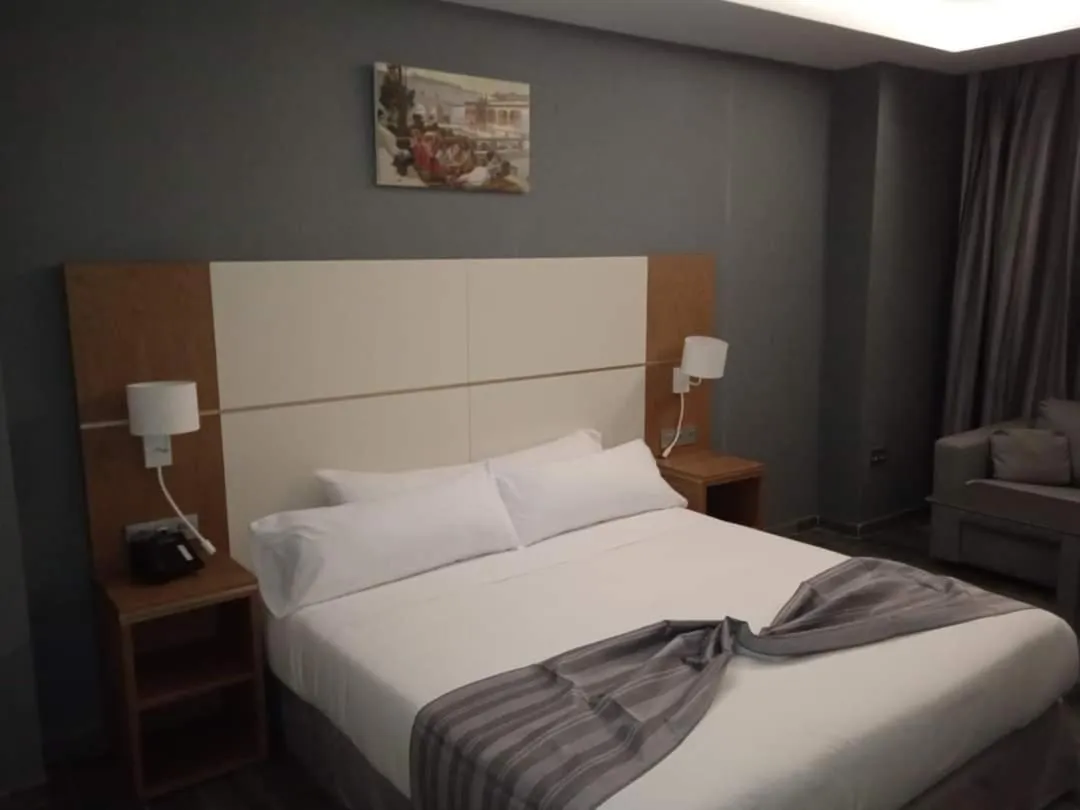 Bed in El Ghanami Hotel