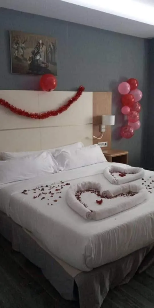 Bed in El Ghanami Hotel