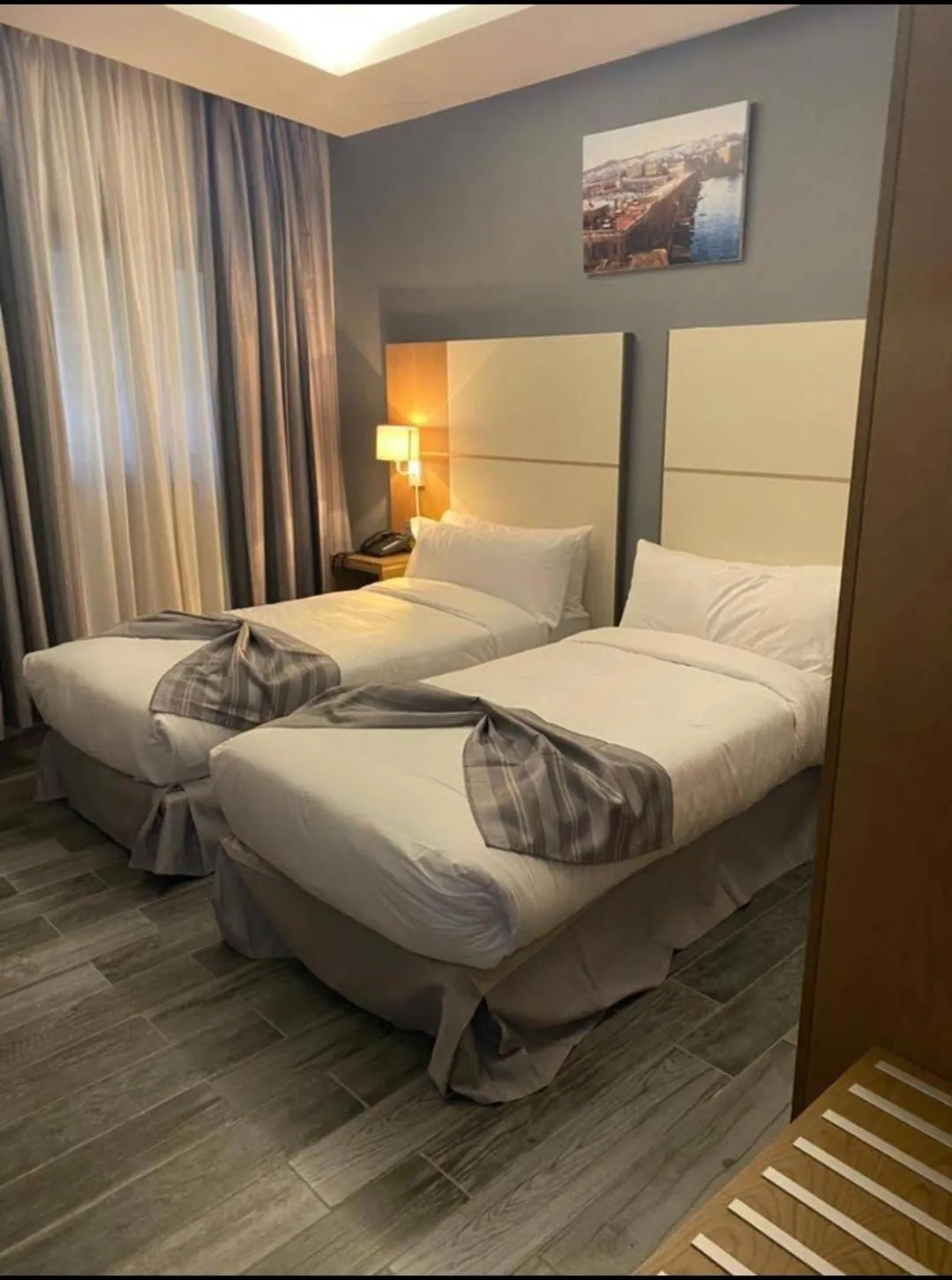 Bed in El Ghanami Hotel