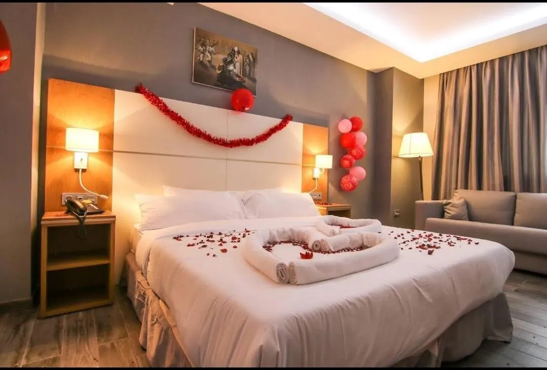 Bed in El Ghanami Hotel