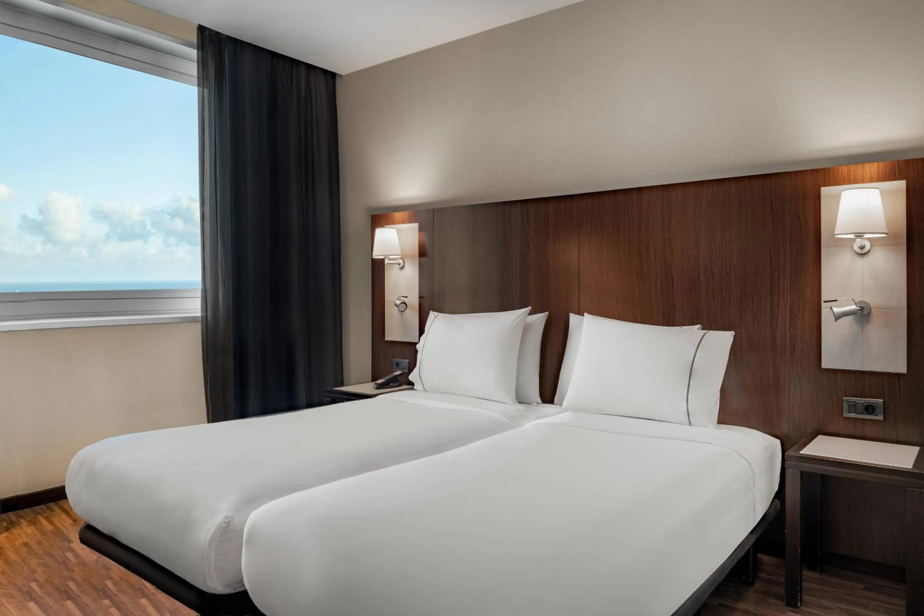 Photo of the whole room, Bed in AC Hotel Barcelona Fórum by Marriott