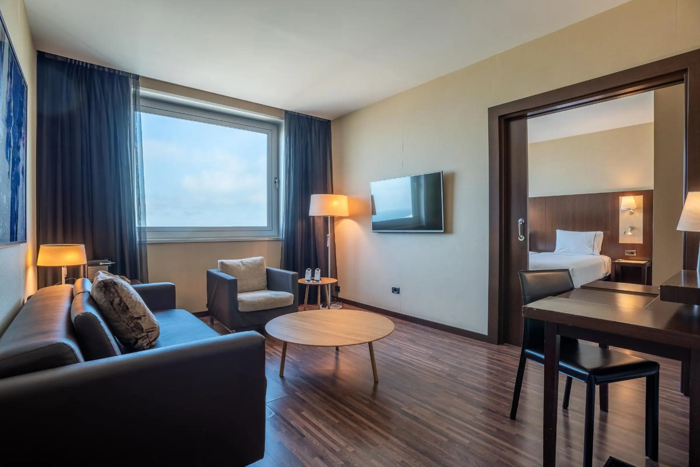 Bed in Leonardo Royal Hotel Barcelona Forum