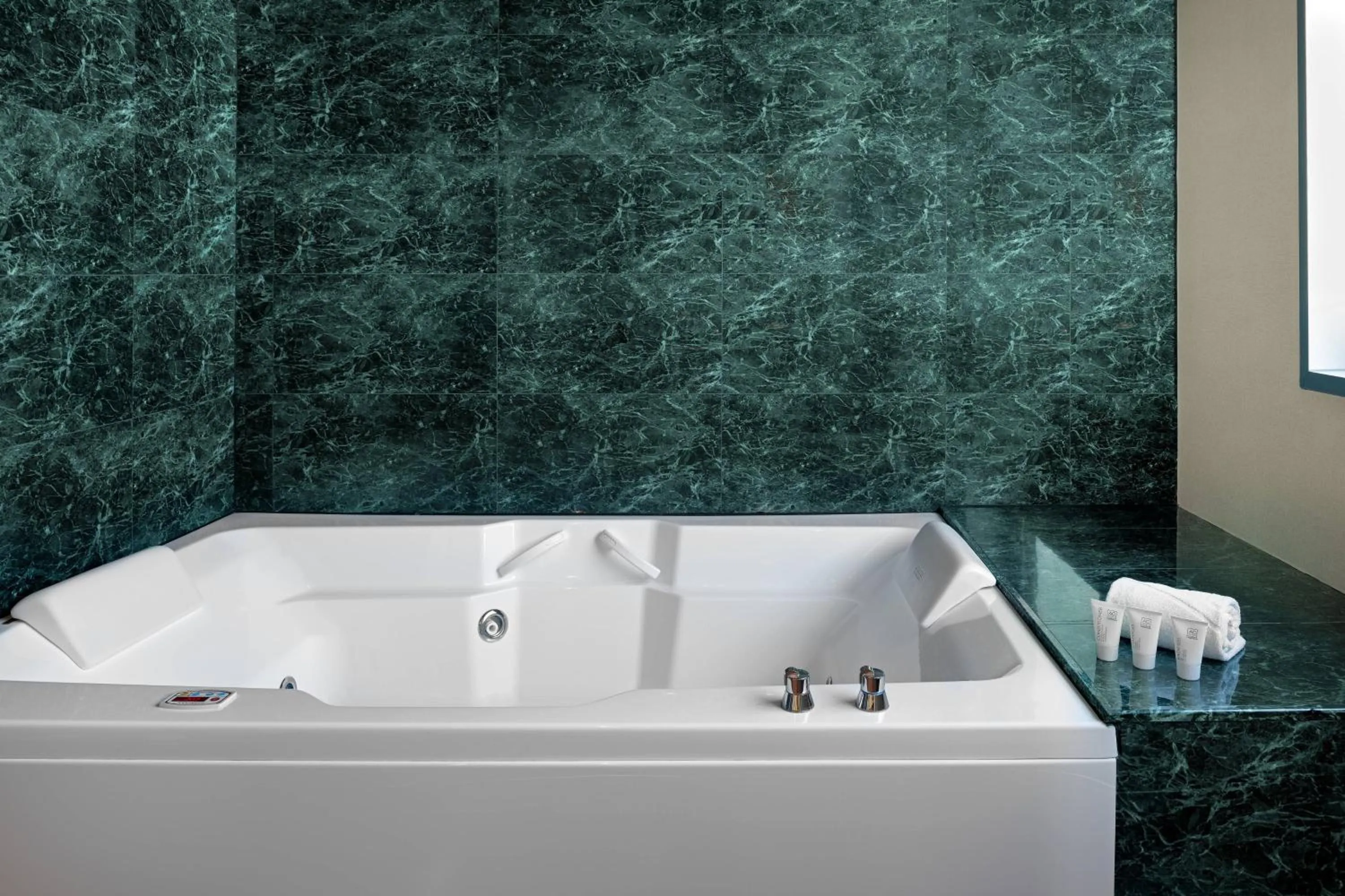 Bathroom in AC Hotel Barcelona Fórum by Marriott