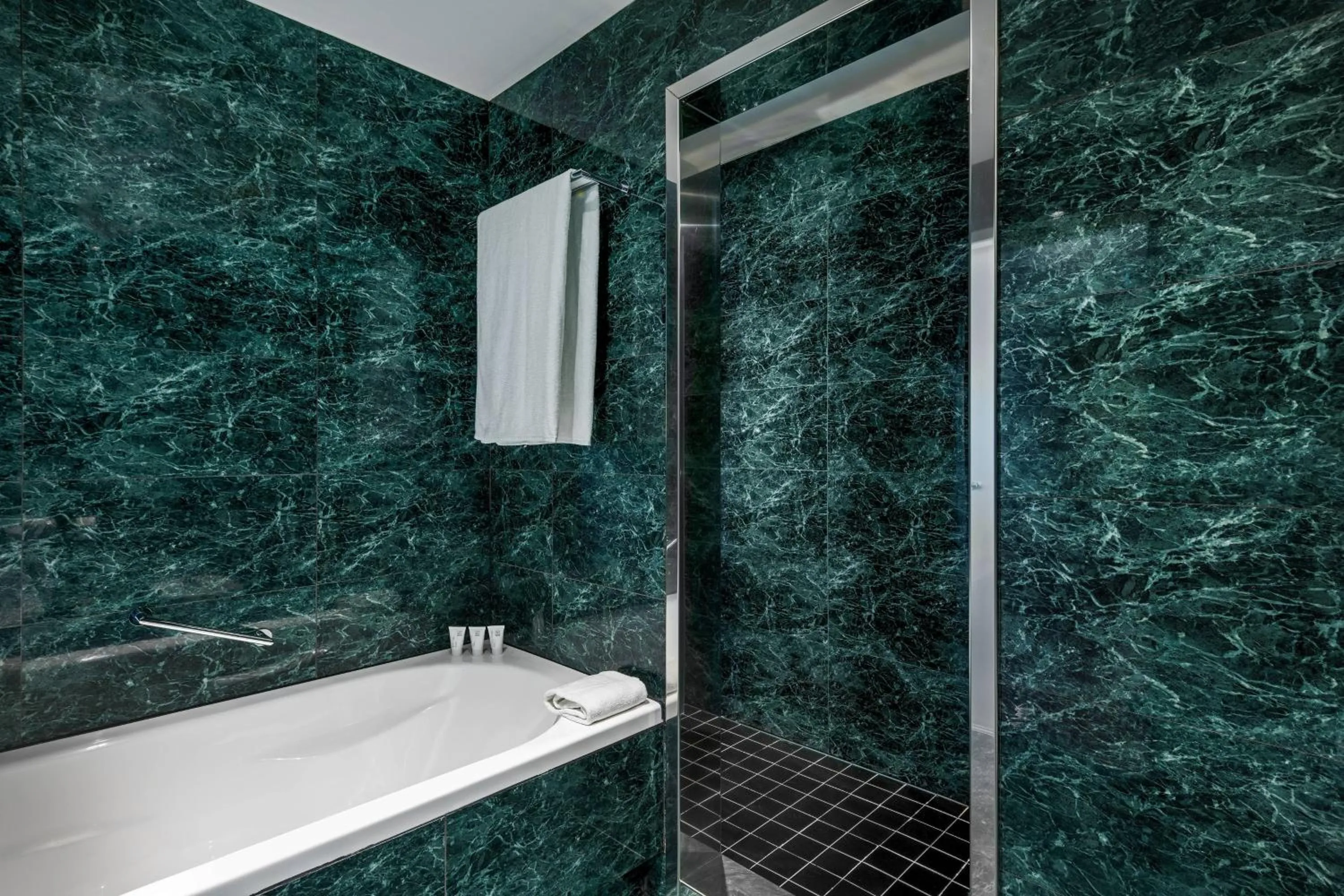 Bathroom in AC Hotel Barcelona Fórum by Marriott