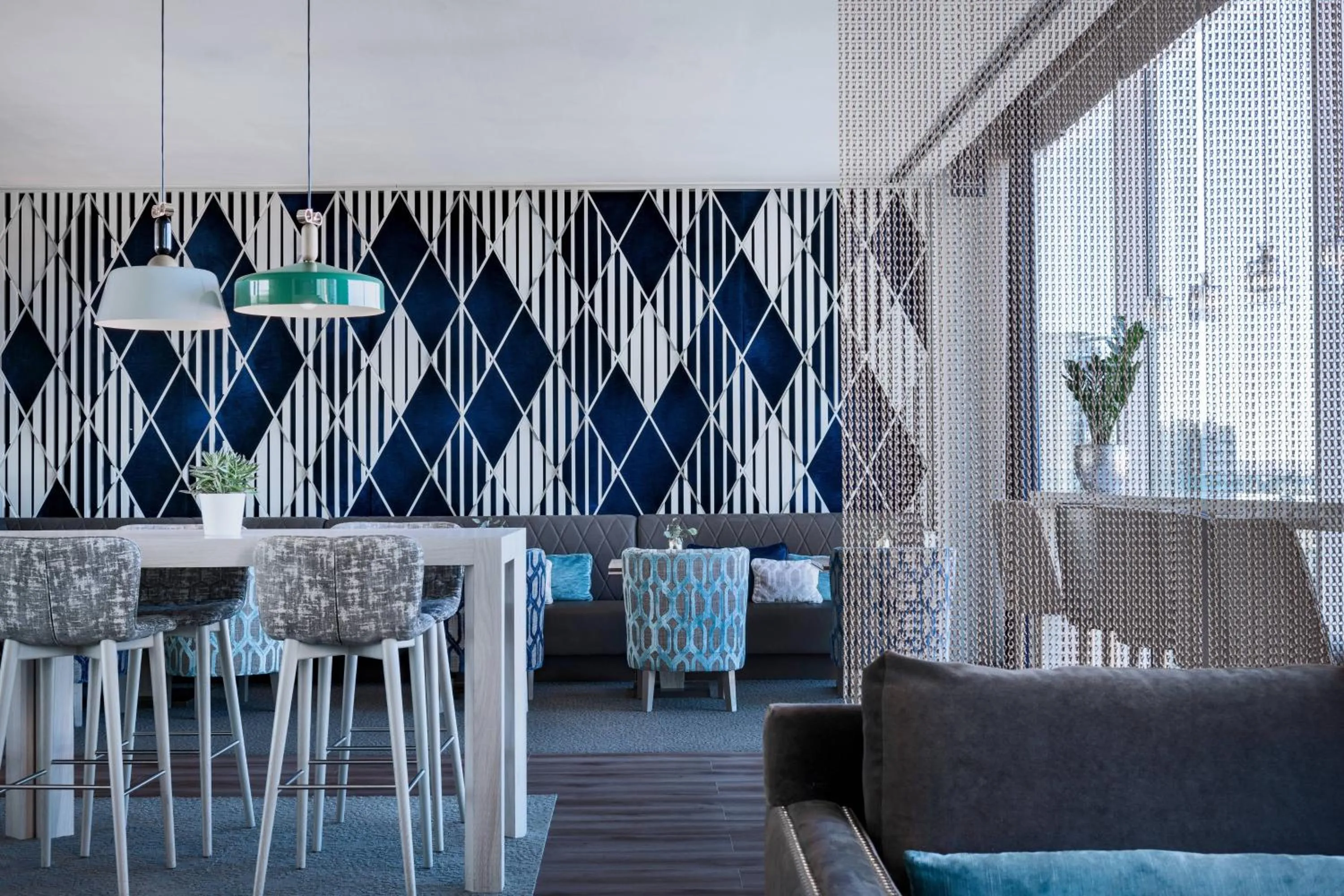 Lounge or bar in AC Hotel Barcelona Fórum by Marriott