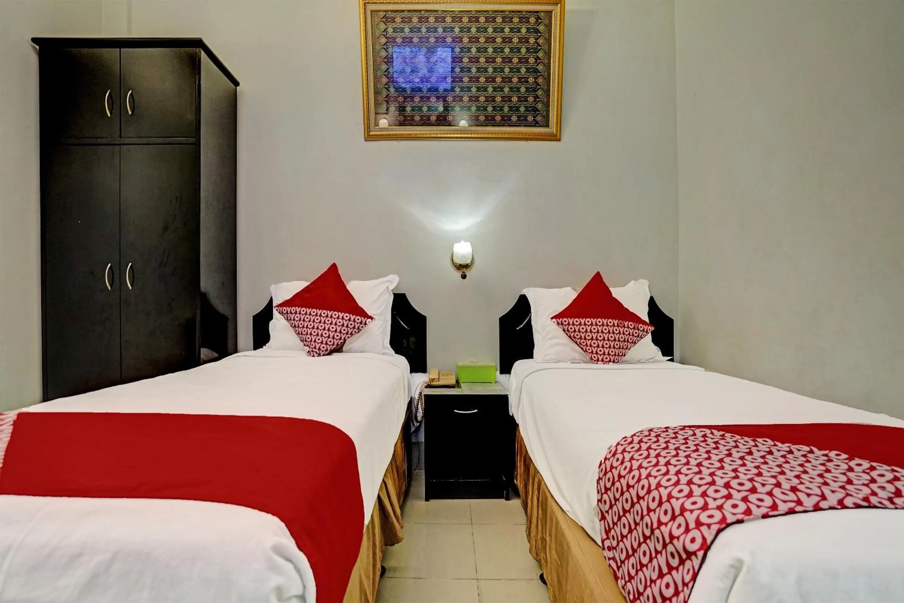 Bedroom, Bed in Hotel O Wisma Bari