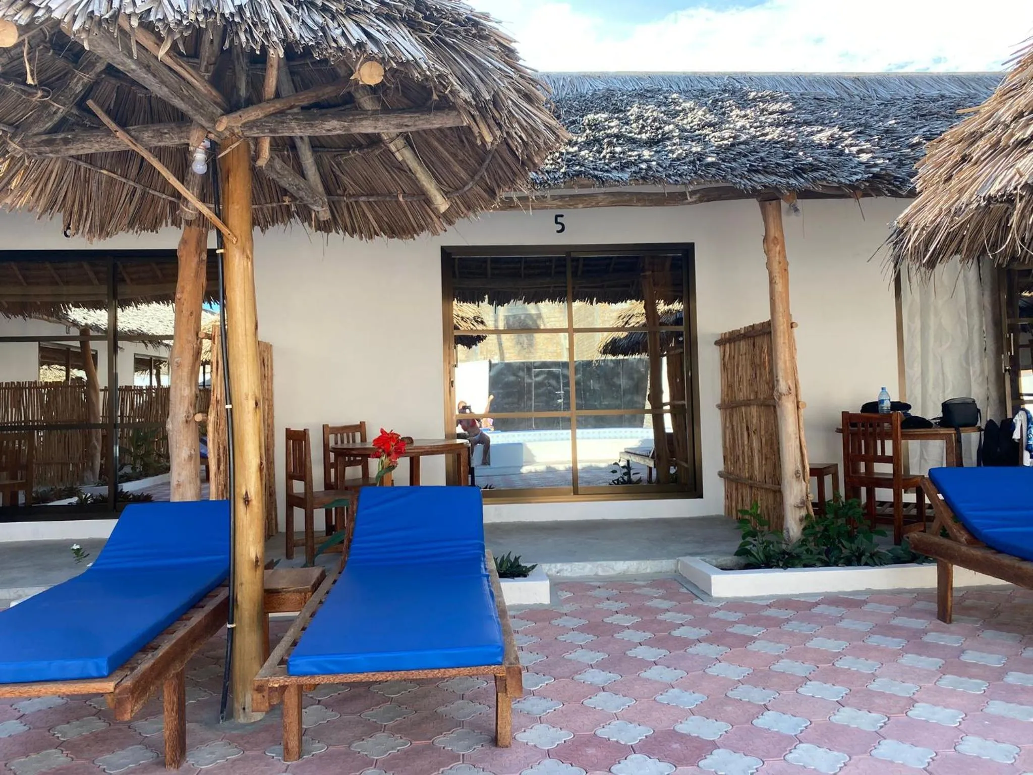 Patio in Amani Hotel Paje