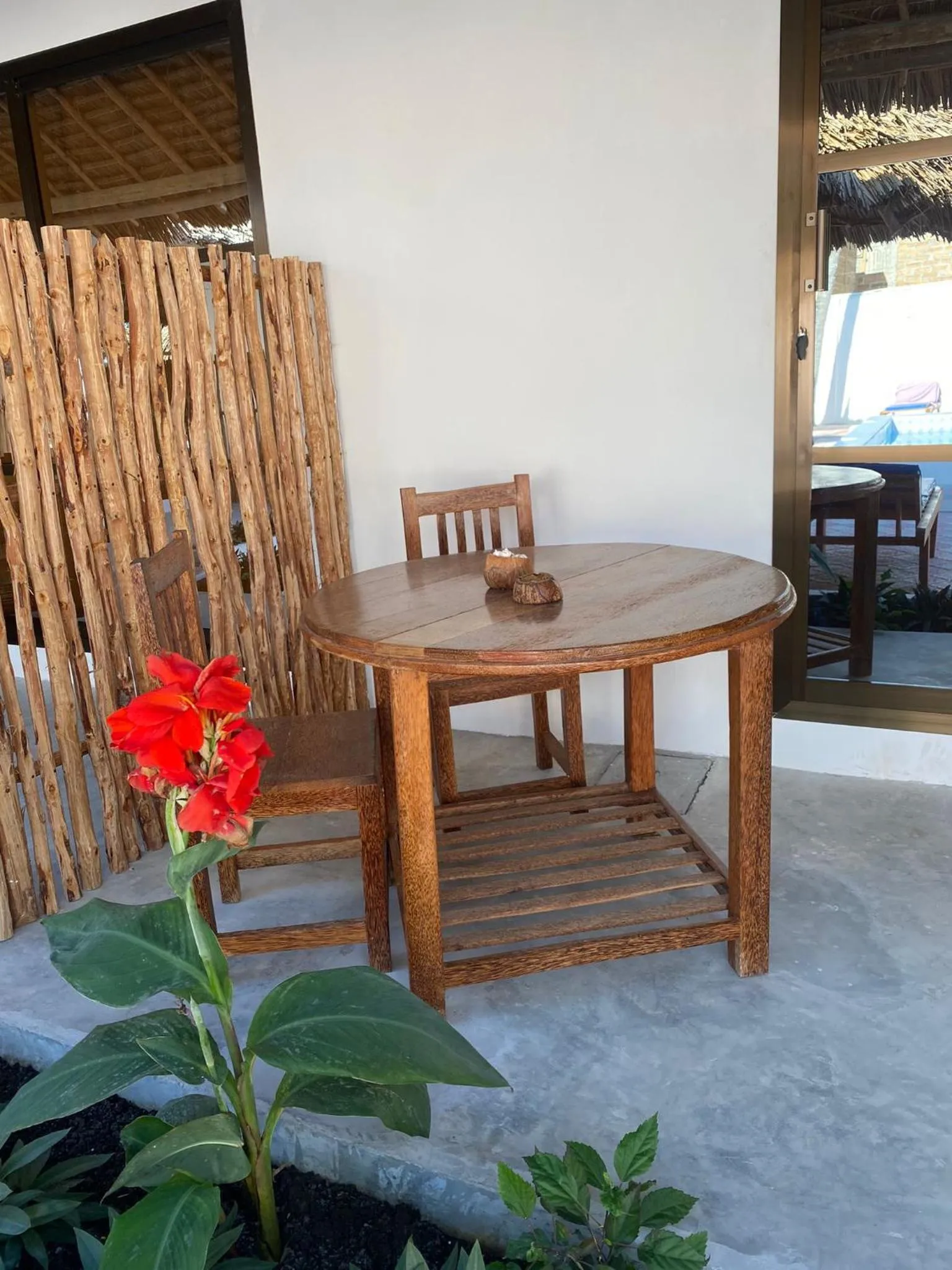 Patio in Amani Hotel Paje