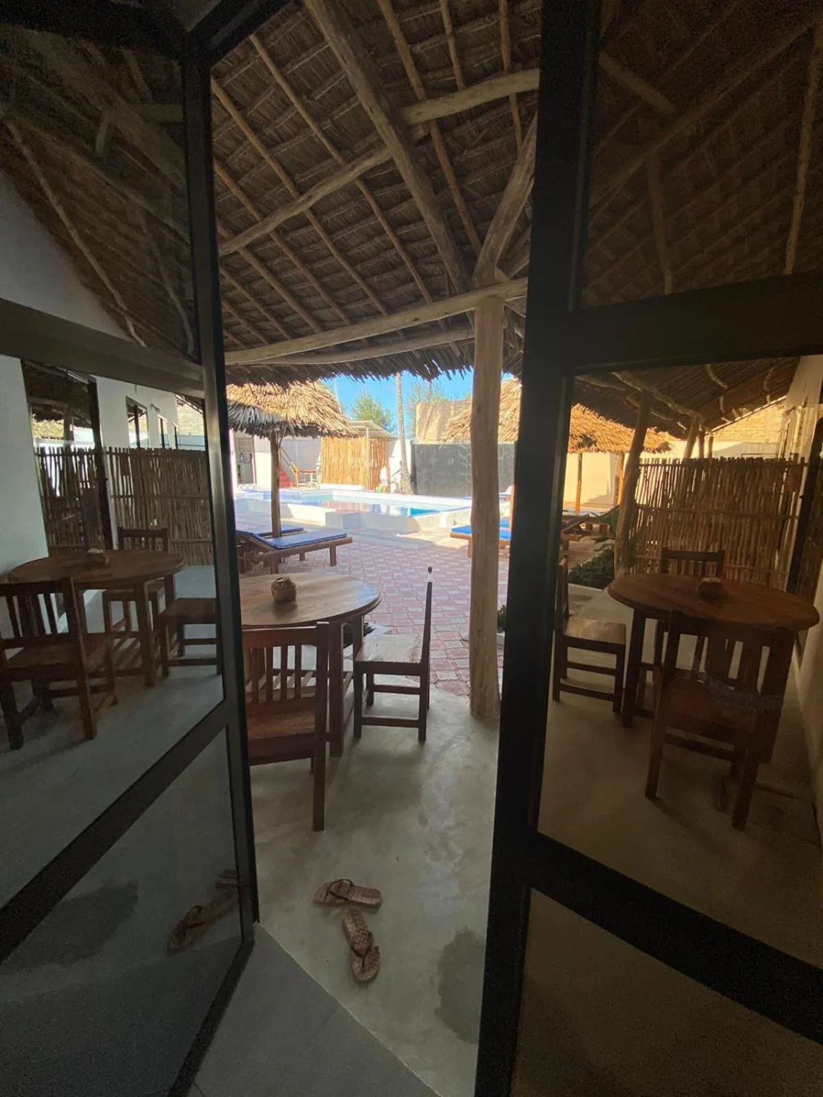 Patio in Amani Hotel Paje