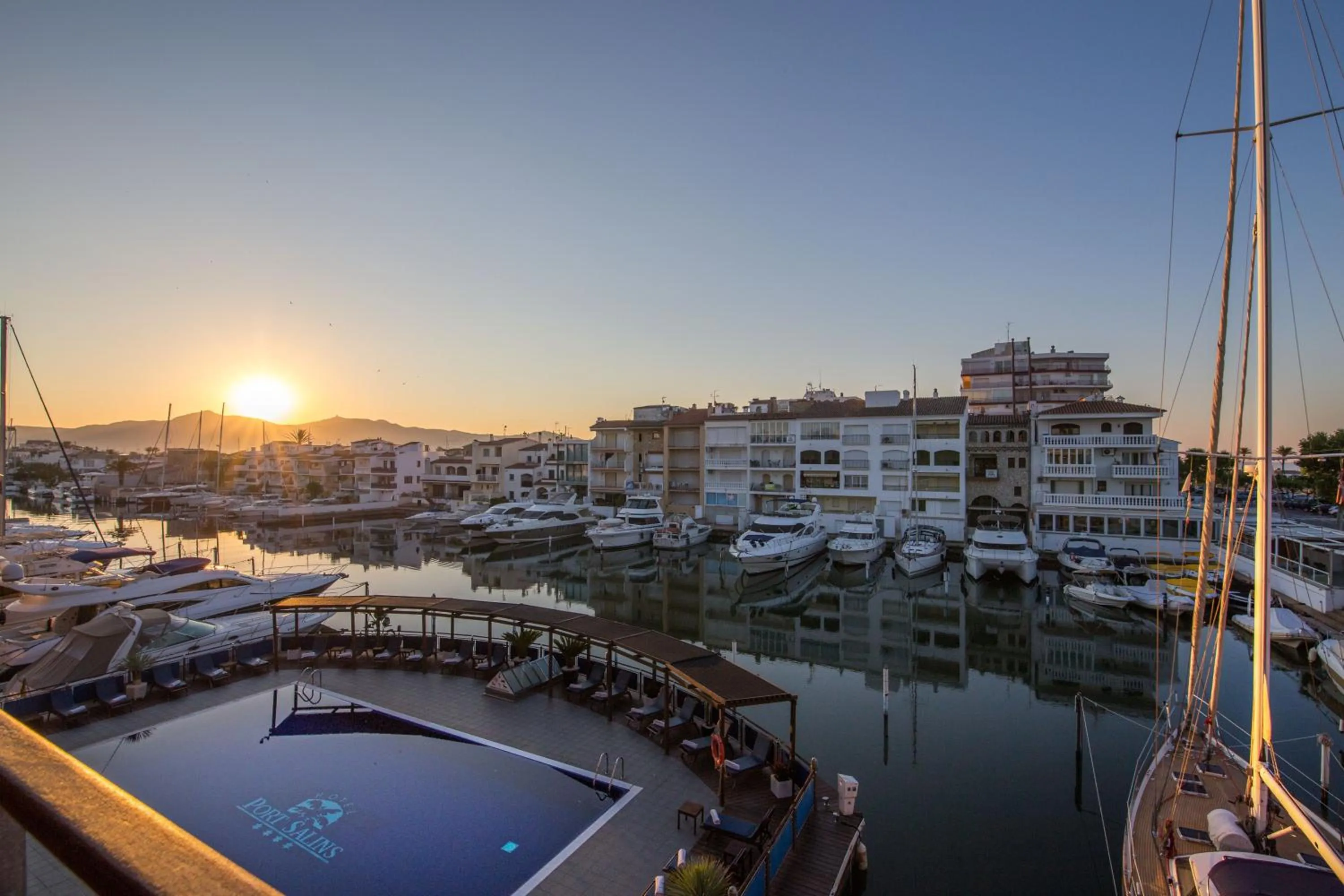 Pool view in Hotel Port Salins by Pierre & Vacances