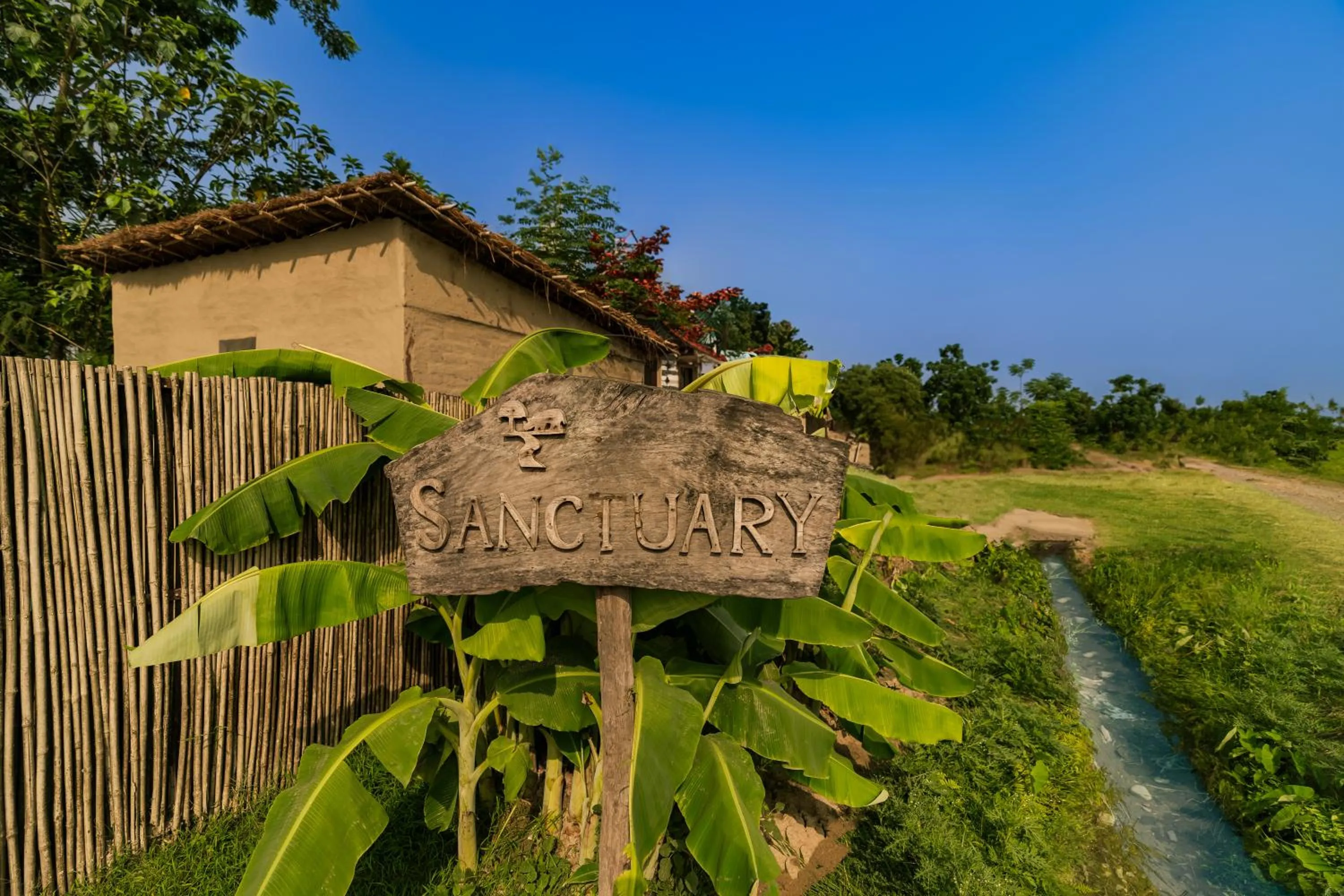 Property building in Sanctuary Chitwan National Park