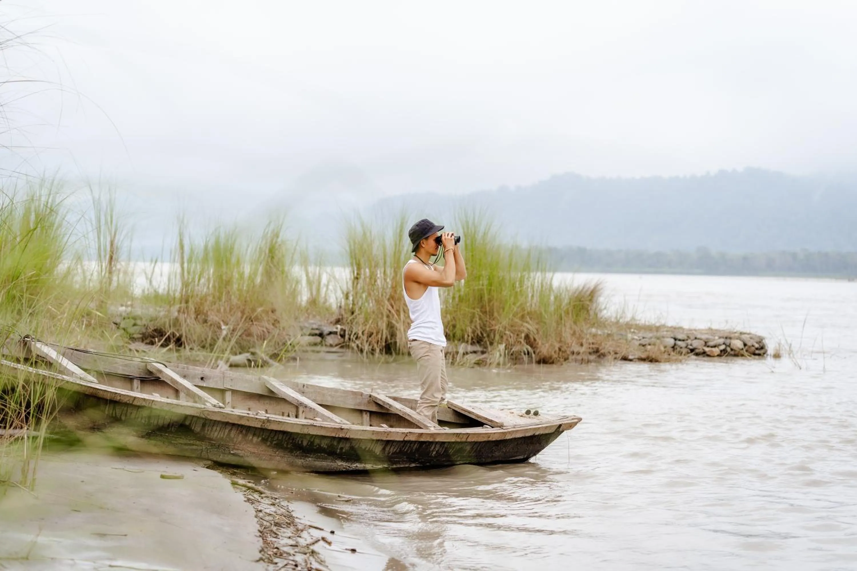 Beach in Sanctuary Chitwan National Park