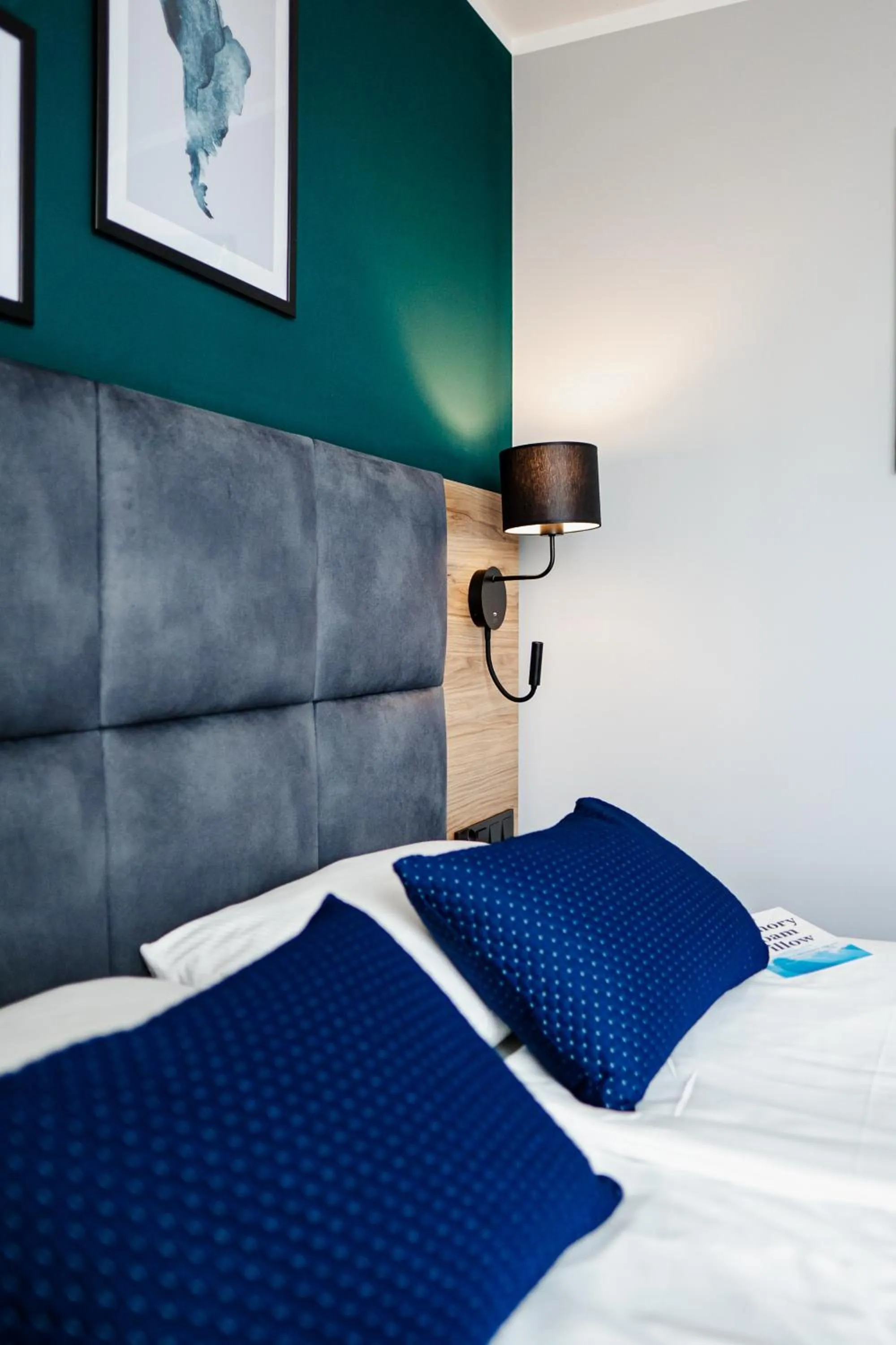 Bed in Hotel Kyriad Stargard