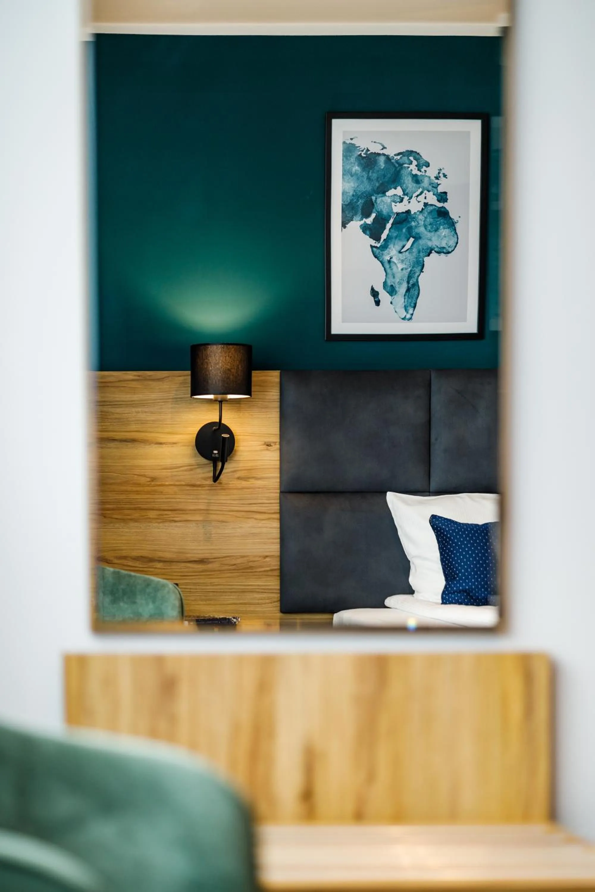 Bed in Hotel Kyriad Stargard