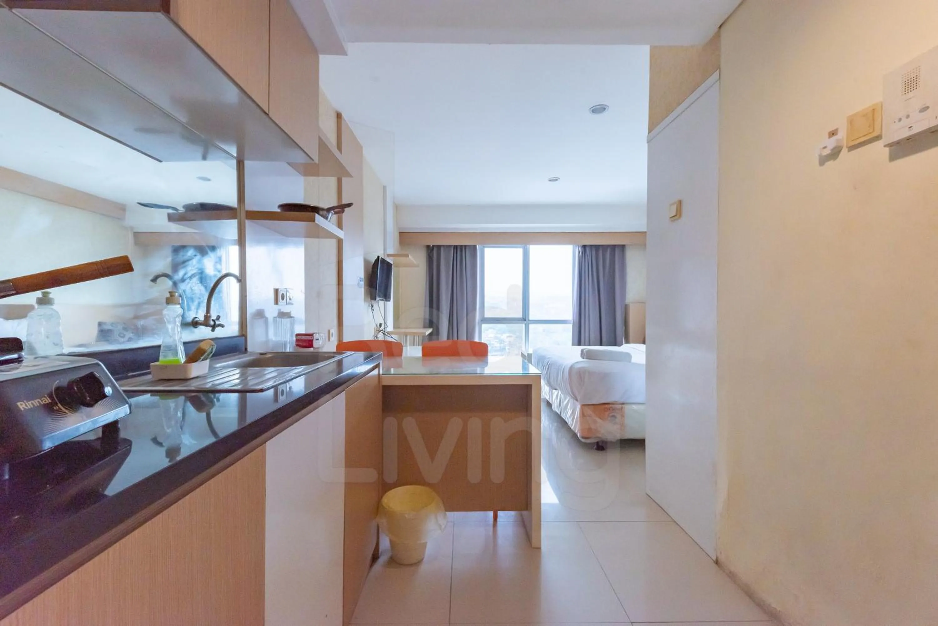 Bedroom, Bed in RedLiving Apartemen Star Semarang - Sky Tower Lantai 22