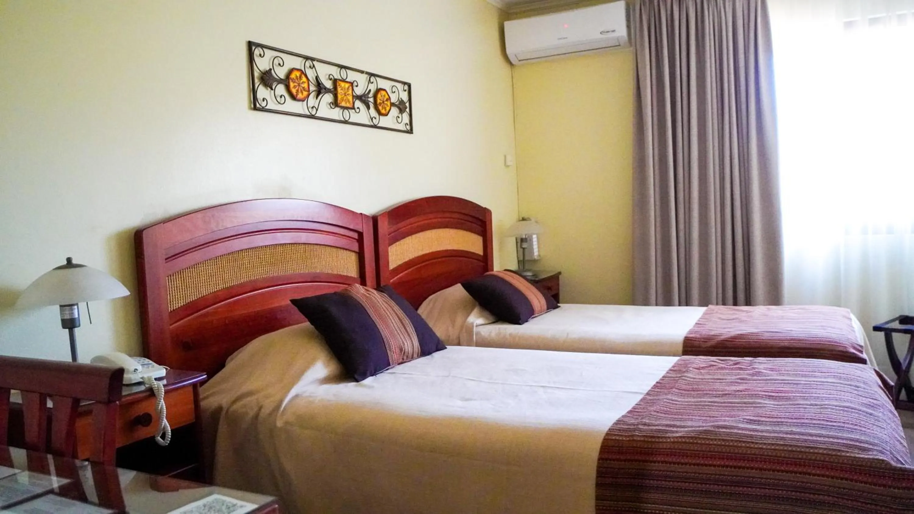 Decorative detail, Bed in Hotel Ontiveros