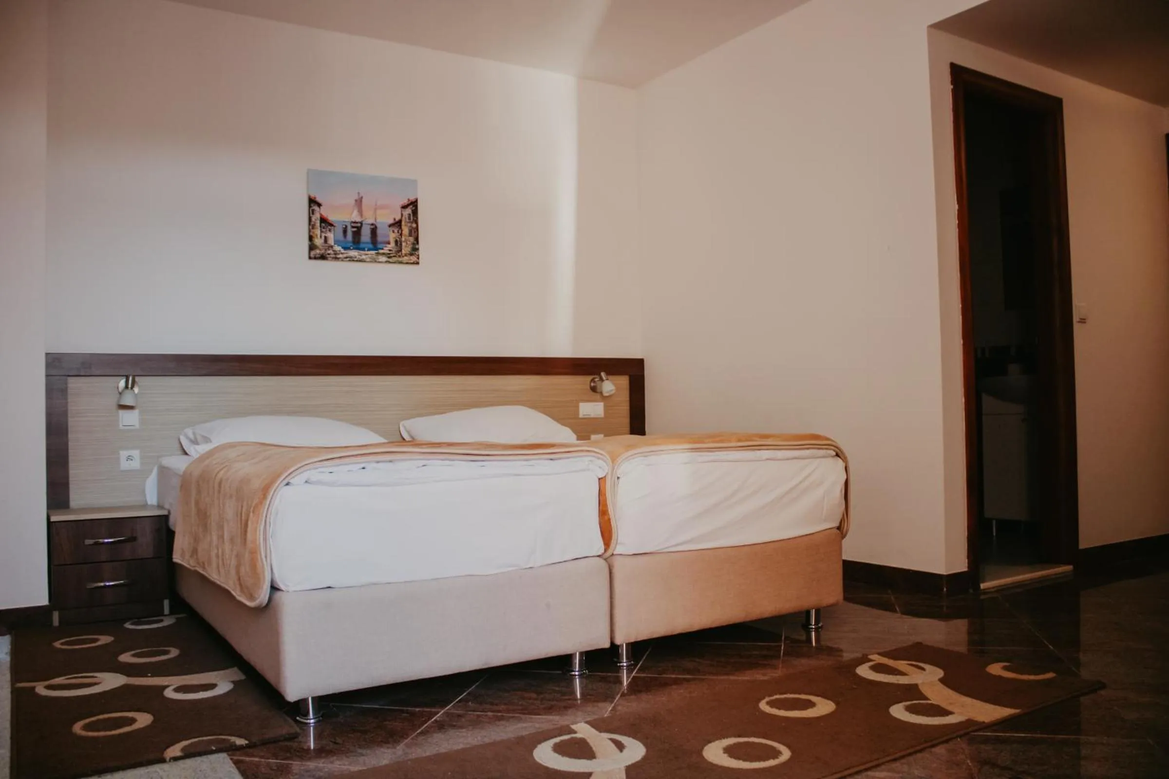 Bed in Hotel Villa Matic