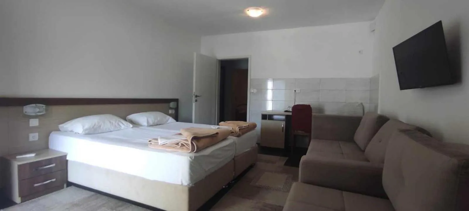 Bed in Hotel Villa Matic