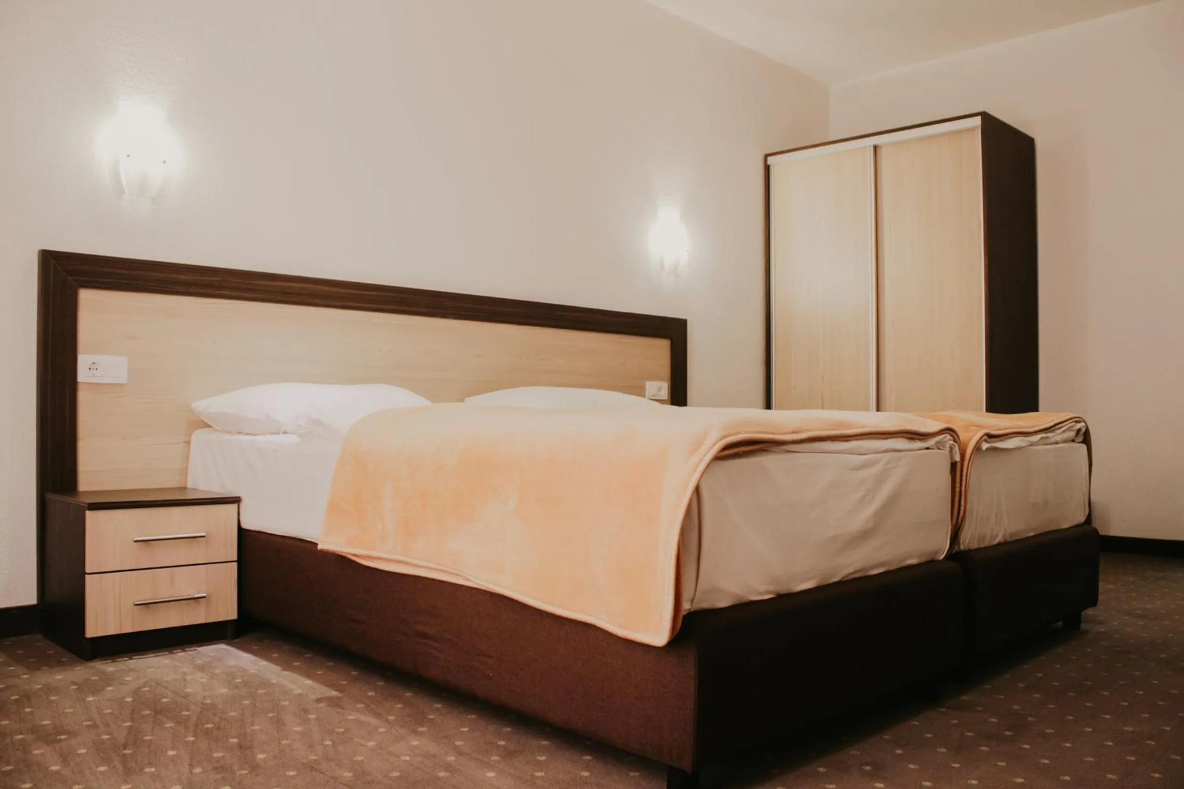 Bed in Hotel Villa Matic