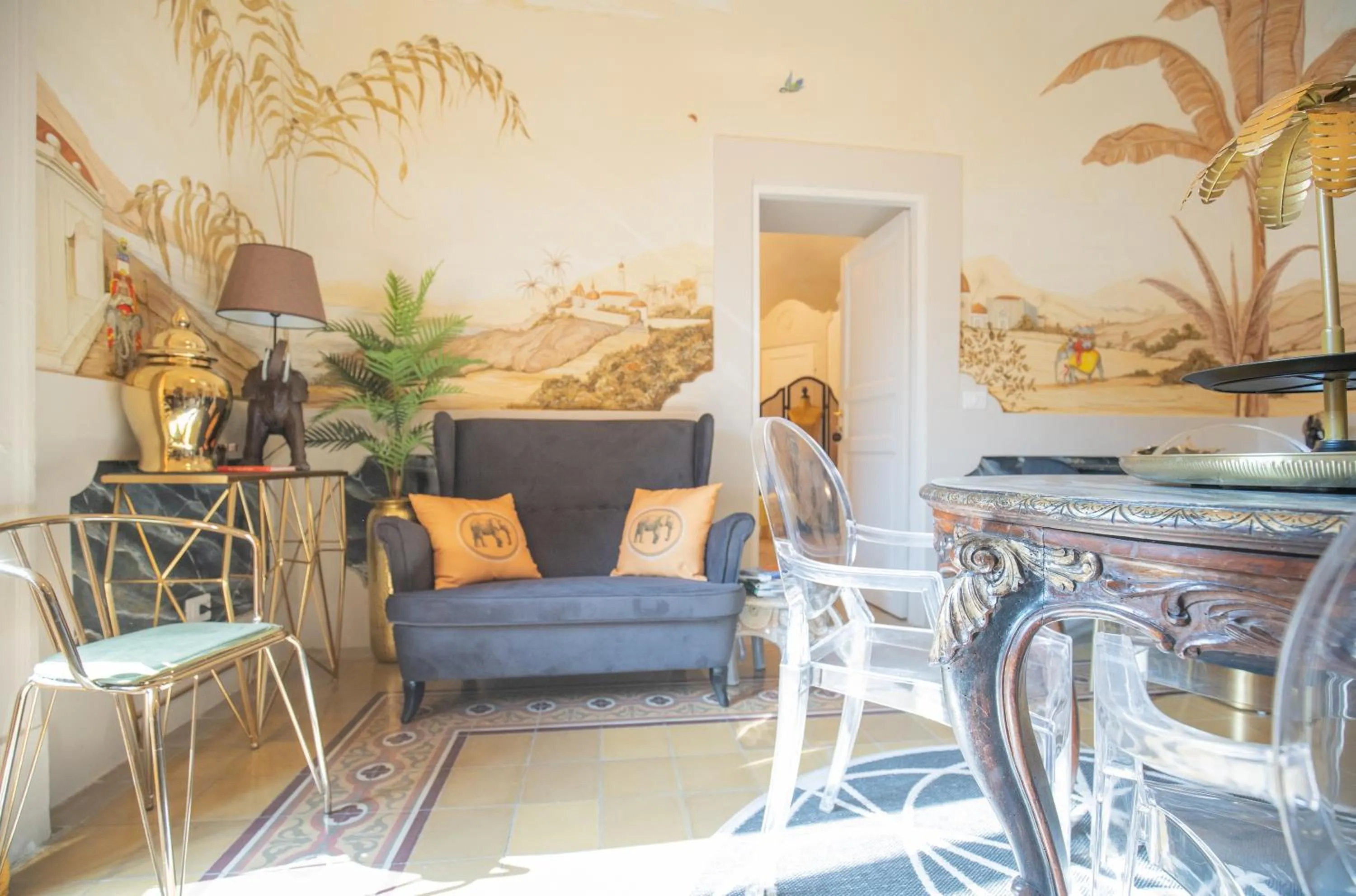 Living room in Il Moresco Catania