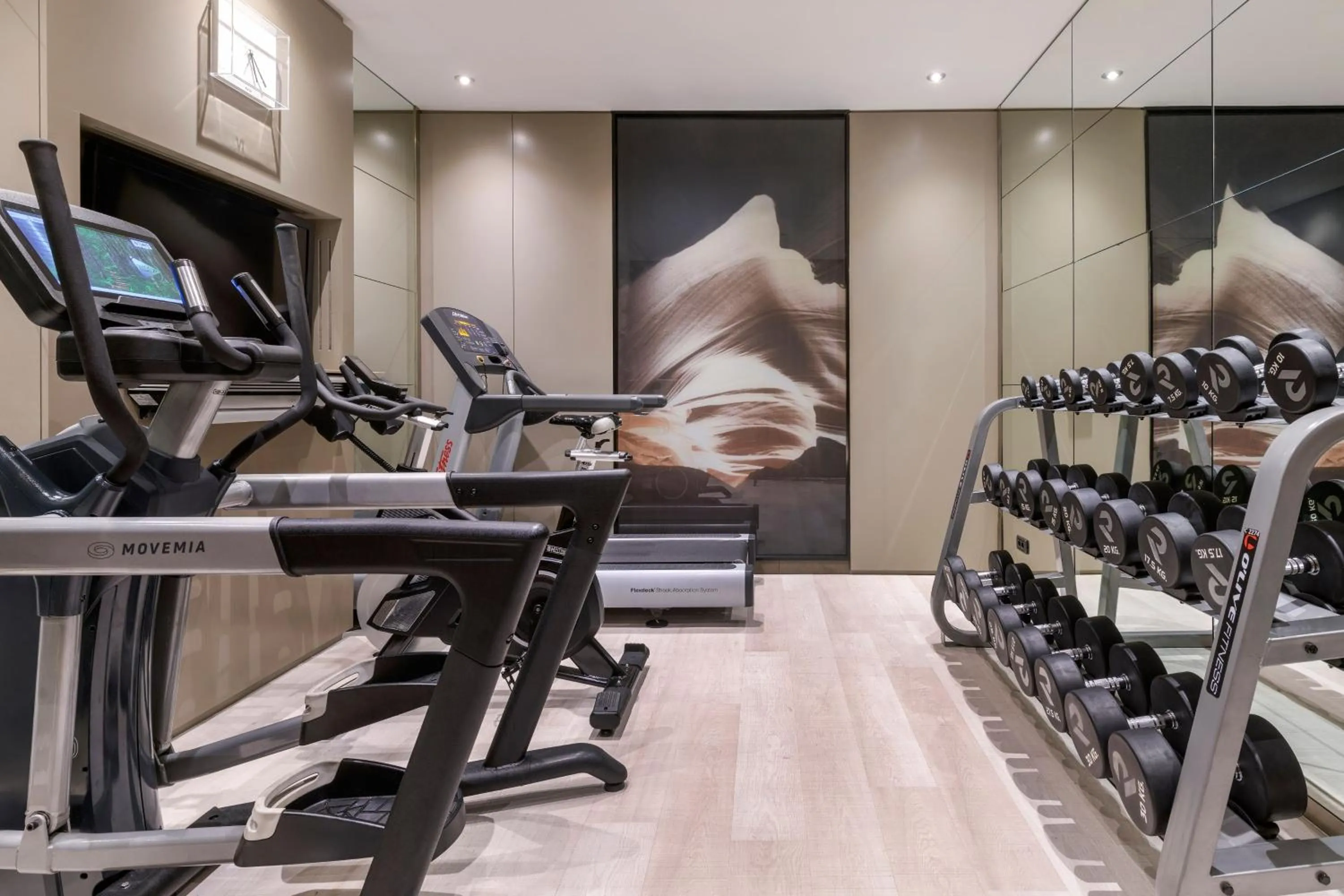 Fitness centre/facilities in AC Hotel Ciutat de Palma by Marriott