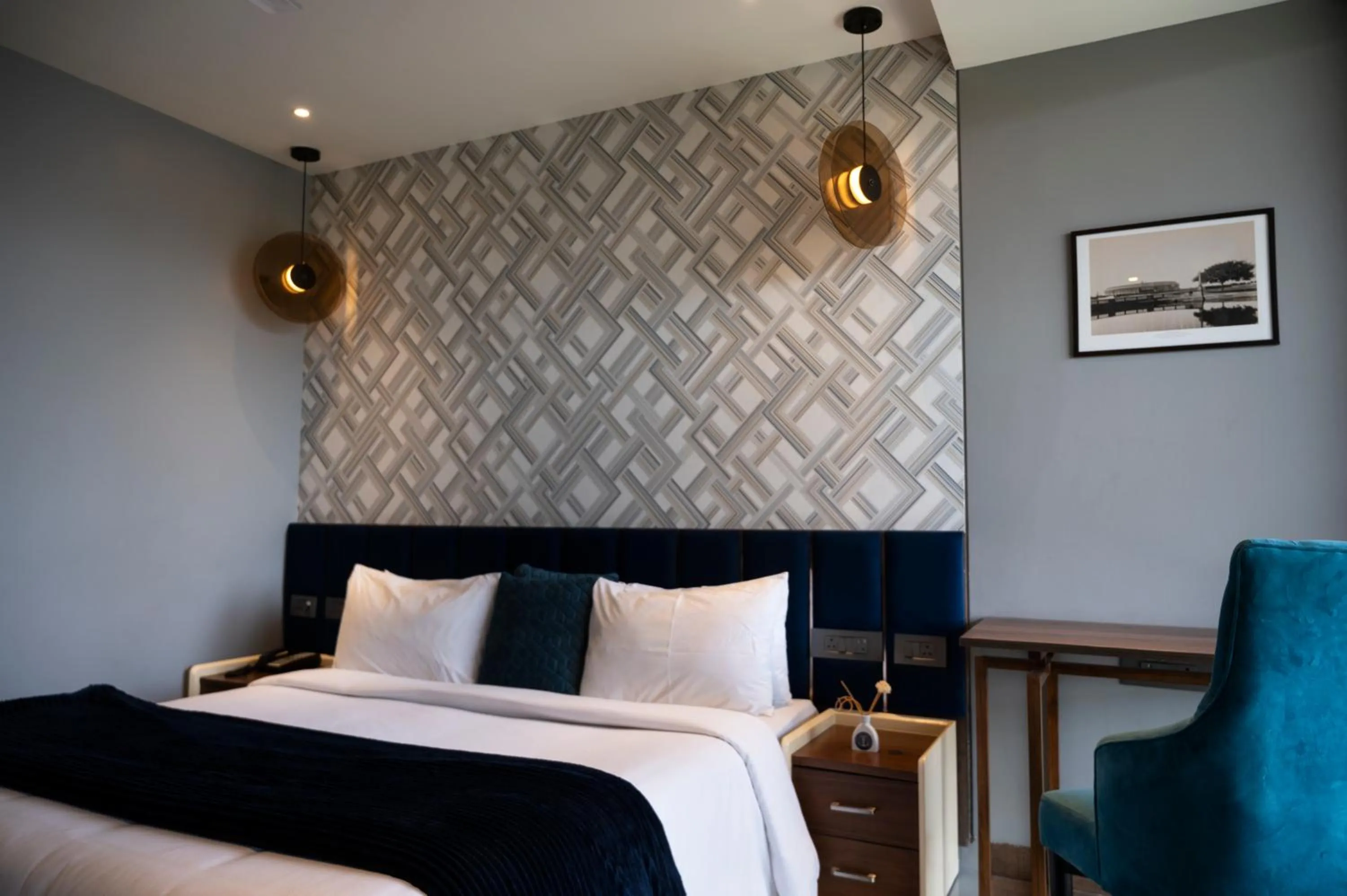 Bedroom, Bed in The Aldott Cyber City