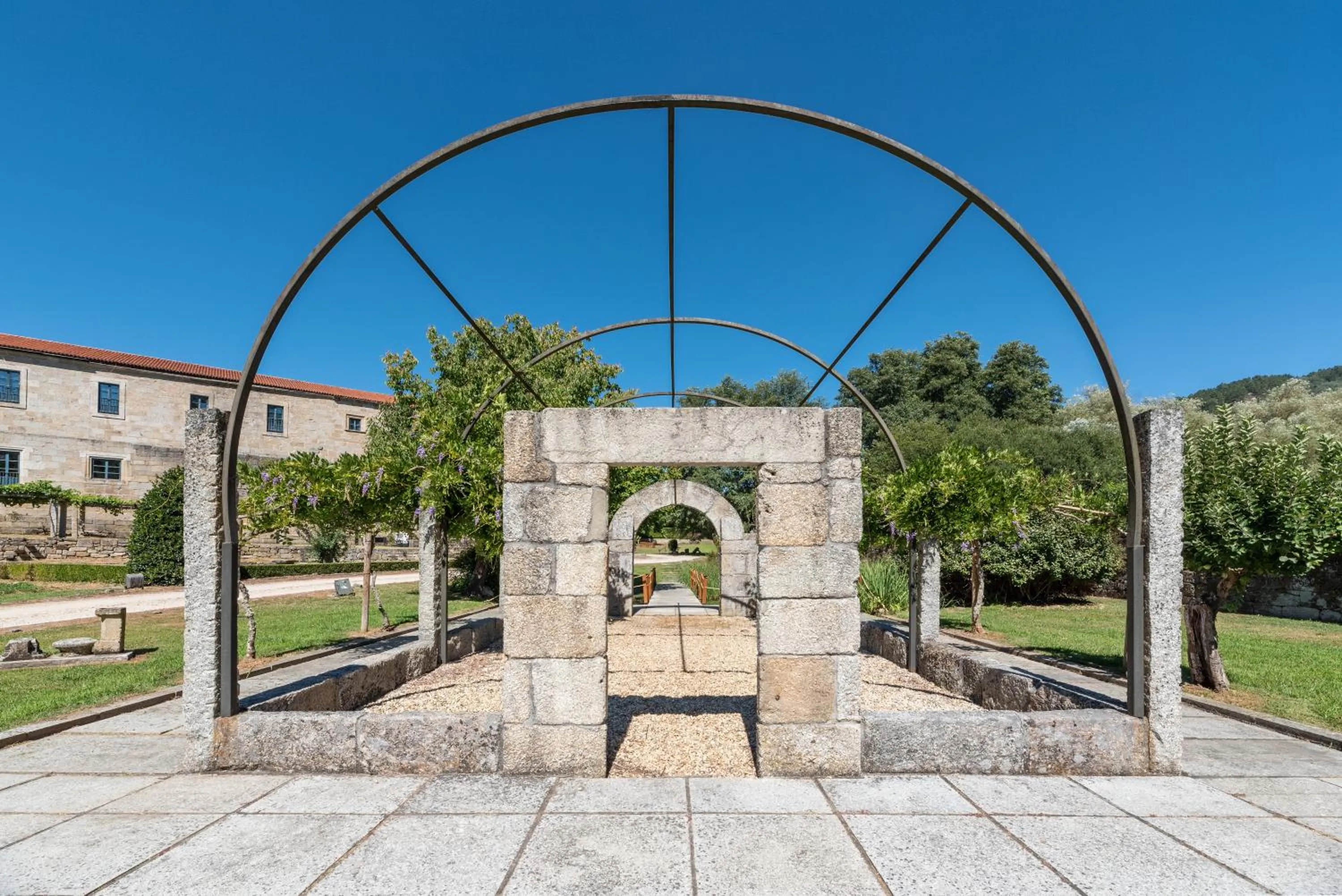 Patio in Eurostars Monumento Monasterio de San Clodio Hotel