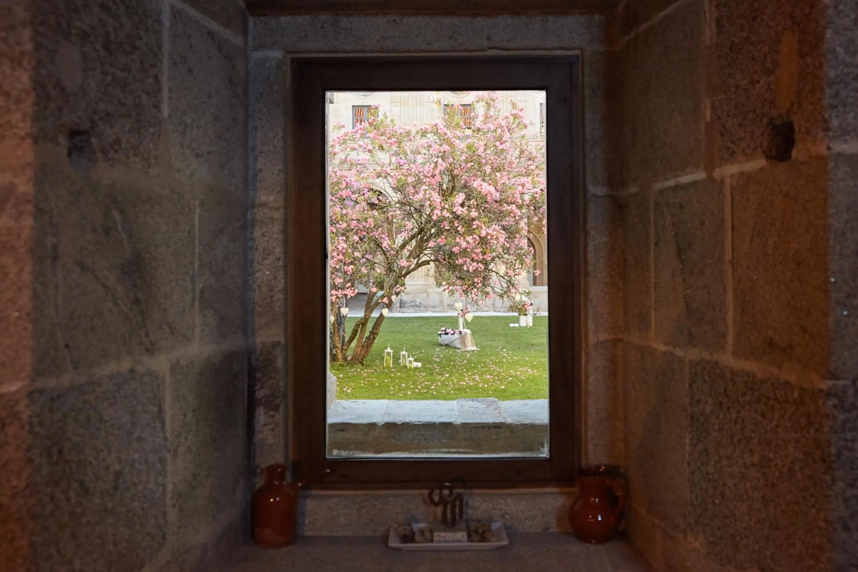 Garden view in Eurostars Monumento Monasterio de San Clodio Hotel