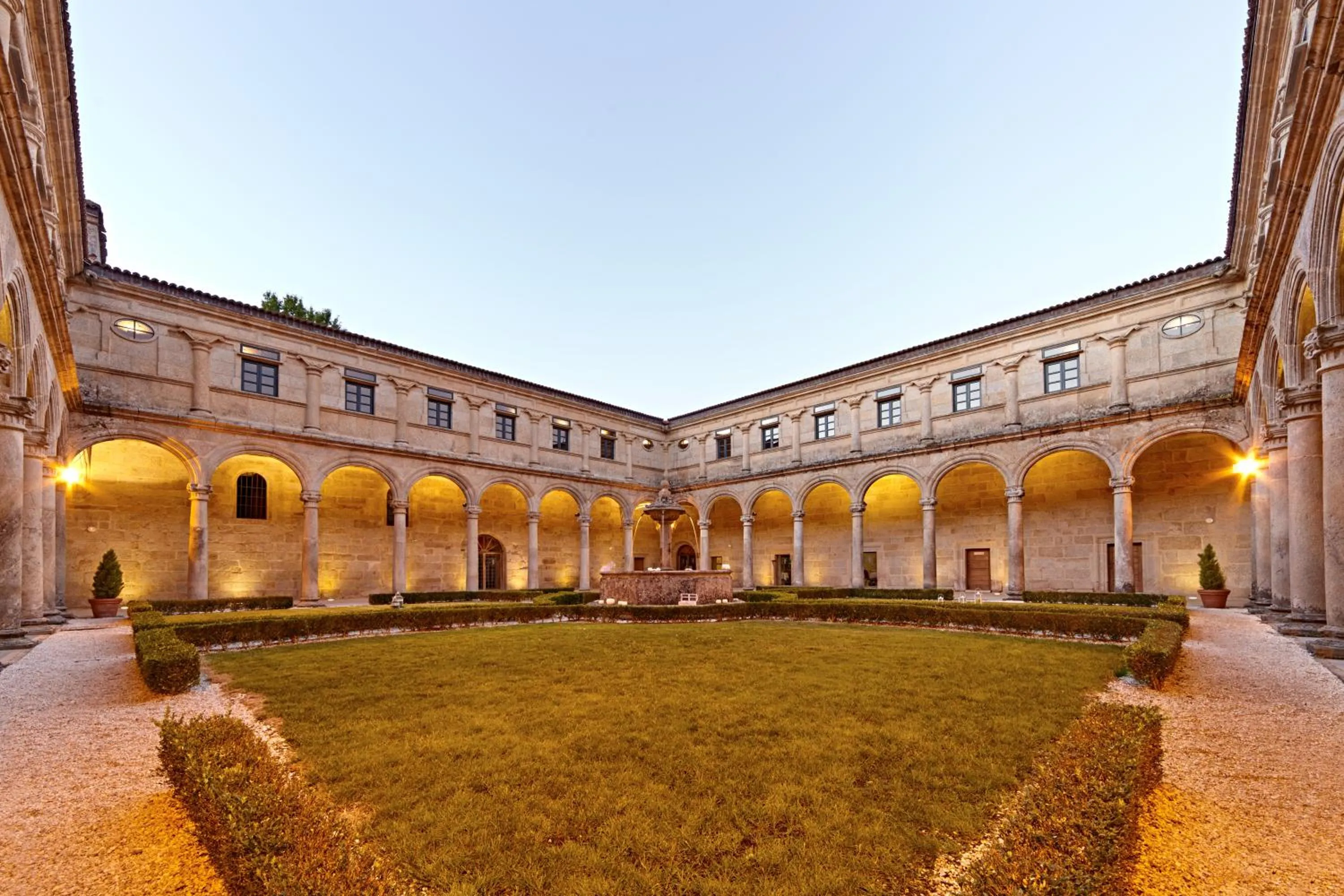 Patio in Eurostars Monumento Monasterio de San Clodio Hotel