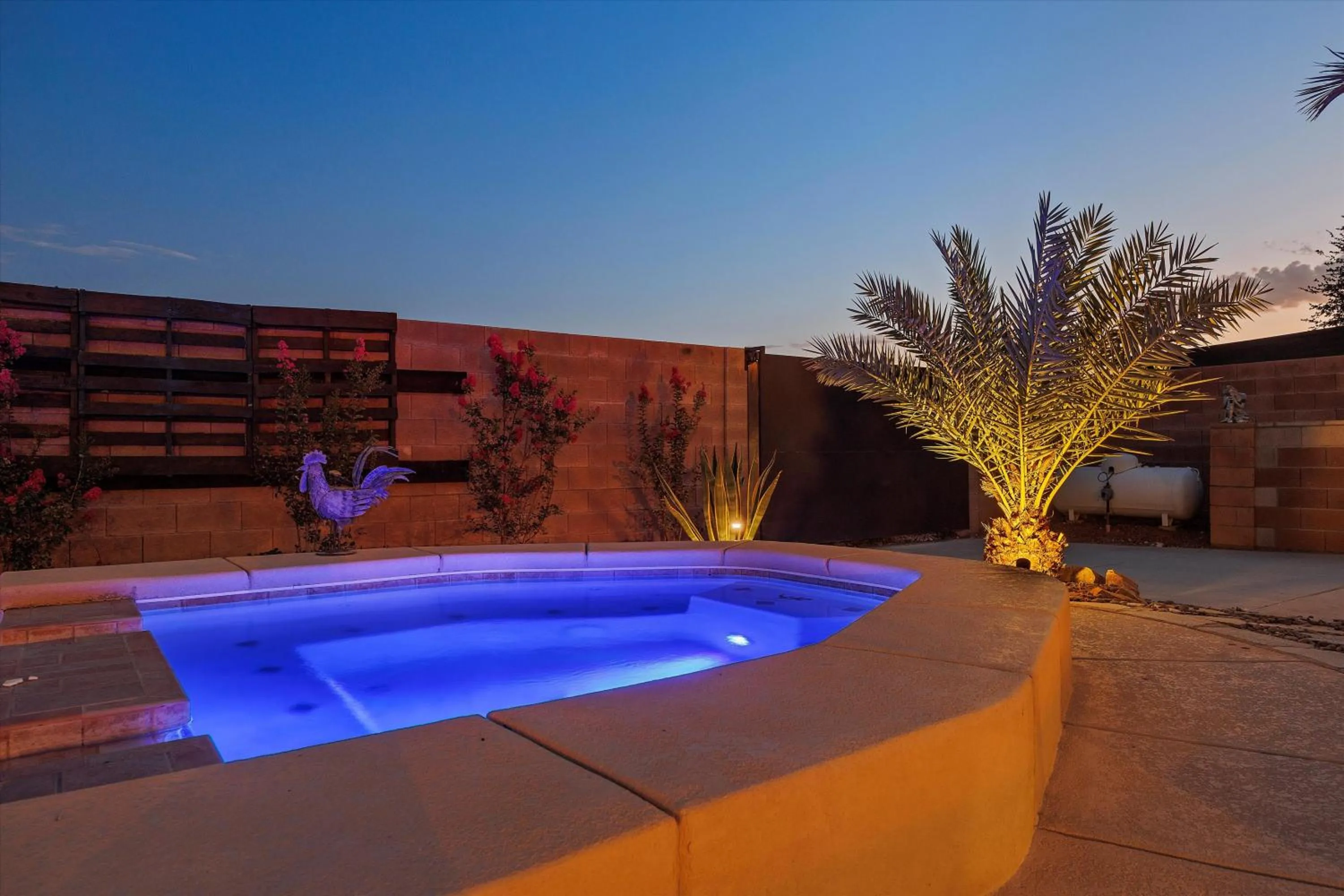 Hot Tub in Luxury villa with pool and spa