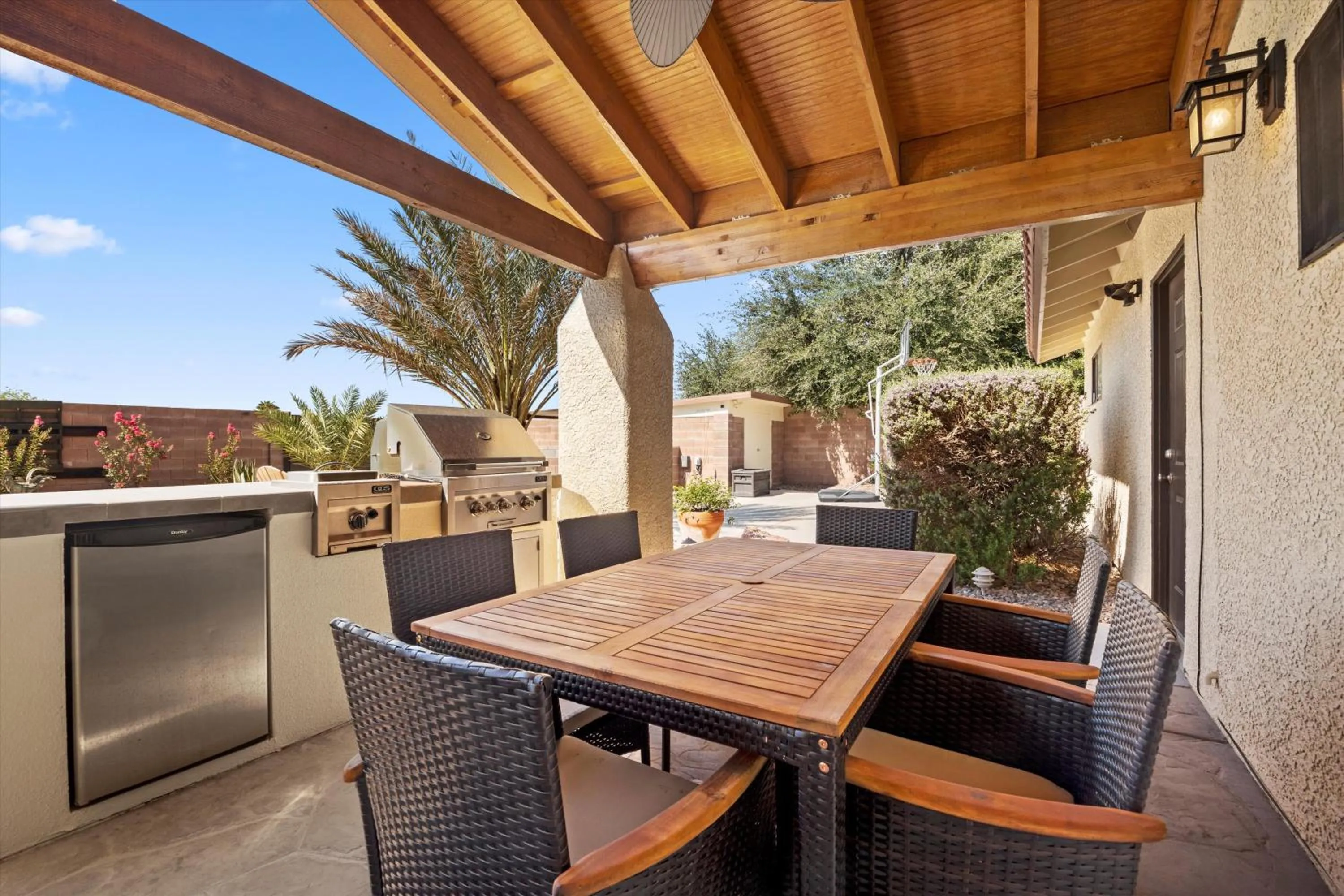 Patio in Luxury villa with pool and spa