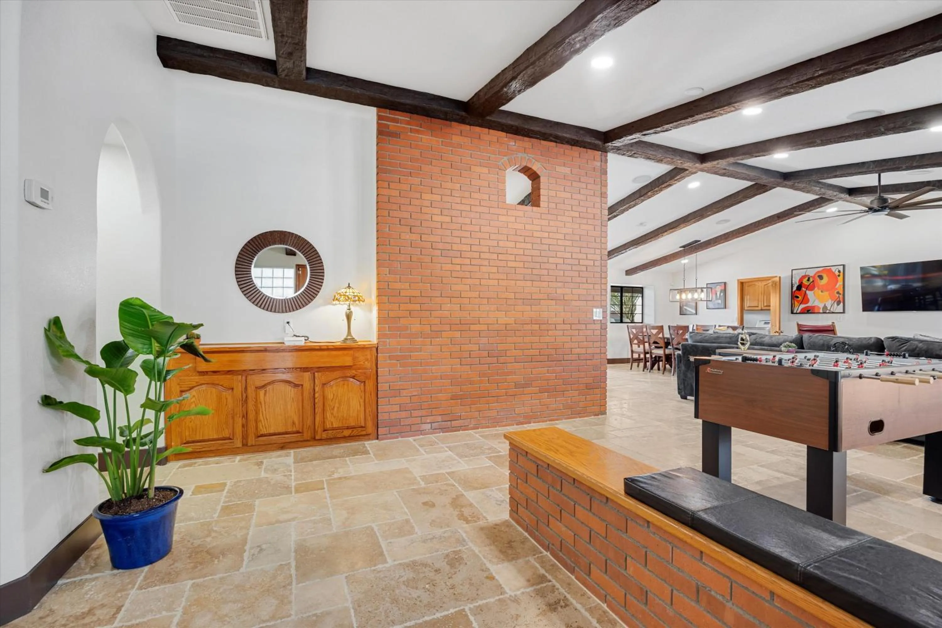 Living room in Luxury villa with pool and spa