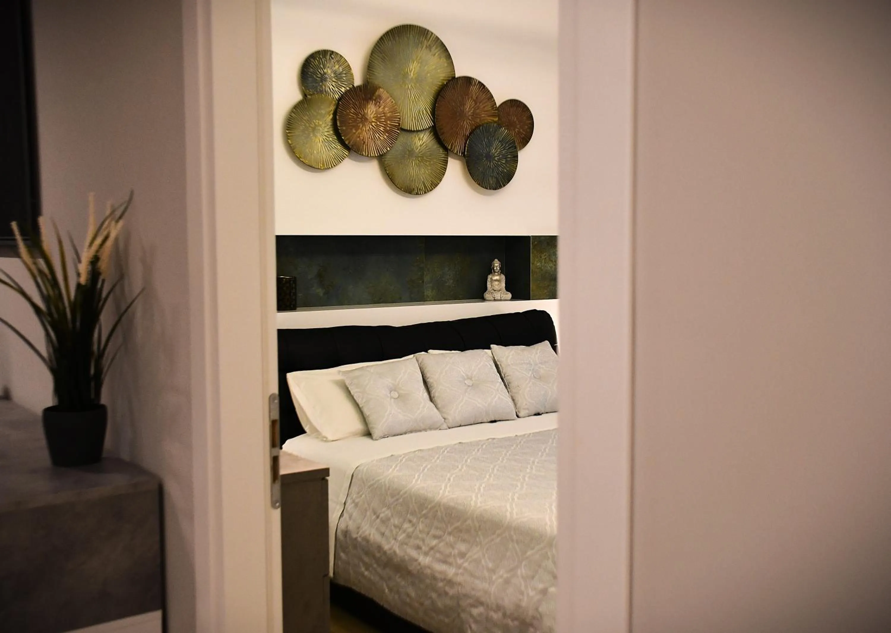 Bed in HABITAT- Apartments&Rooms