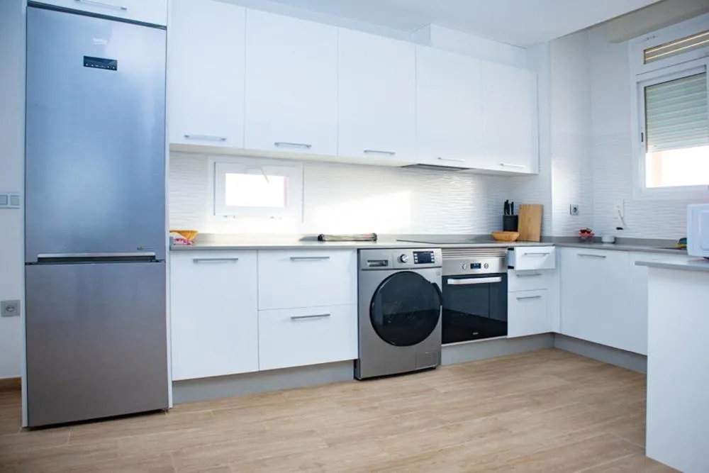 kitchen in Apartamento "Casa el Sargazo" en Vera Playa con Piscina, Solarium, Wifi y Parking Gratis
