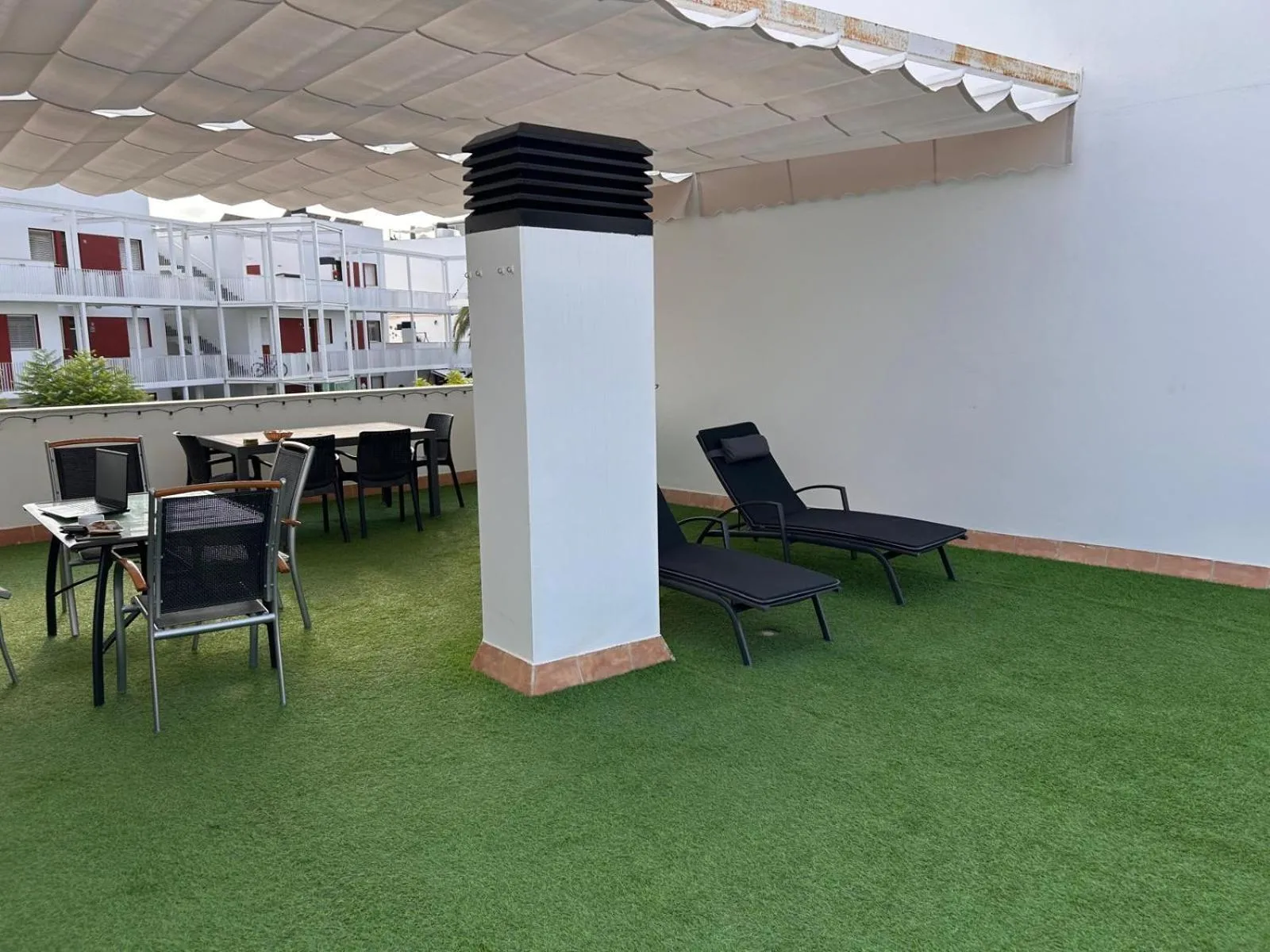 Balcony/Terrace in Apartamento "Casa el Sargazo" en Vera Playa con Piscina, Solarium, Wifi y Parking Gratis