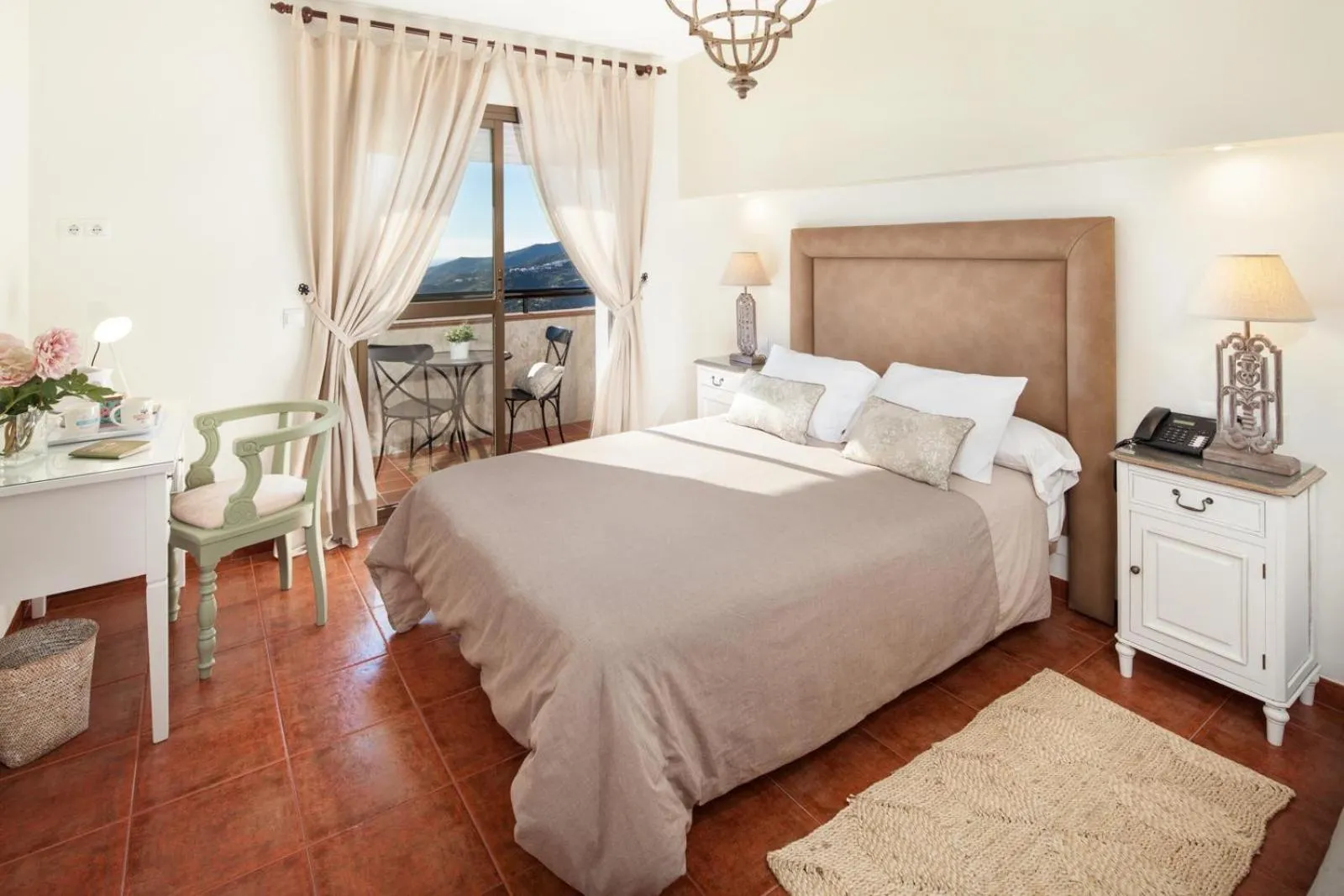 Bedroom in Hotel y Bungalows Balcón de Competa