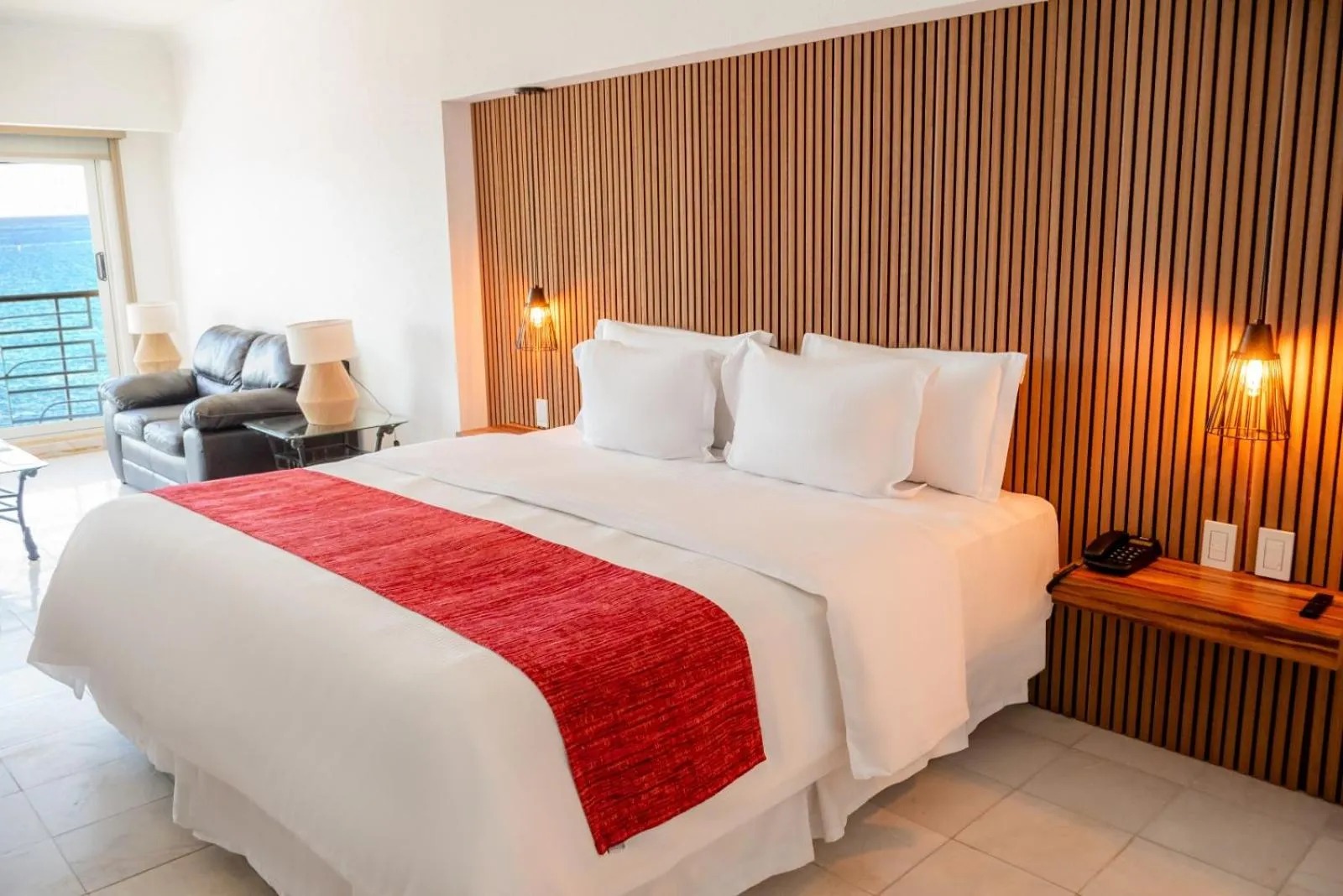 Bed in HOTEL SAN CARLOS PLAZA