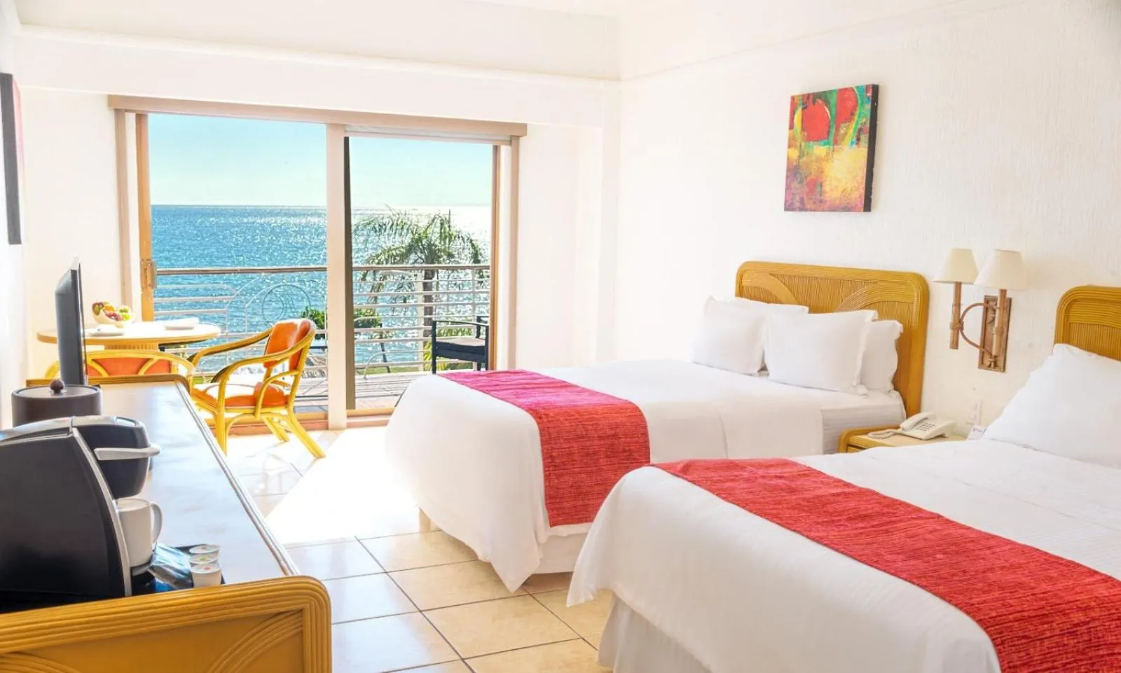 Bed in HOTEL SAN CARLOS PLAZA