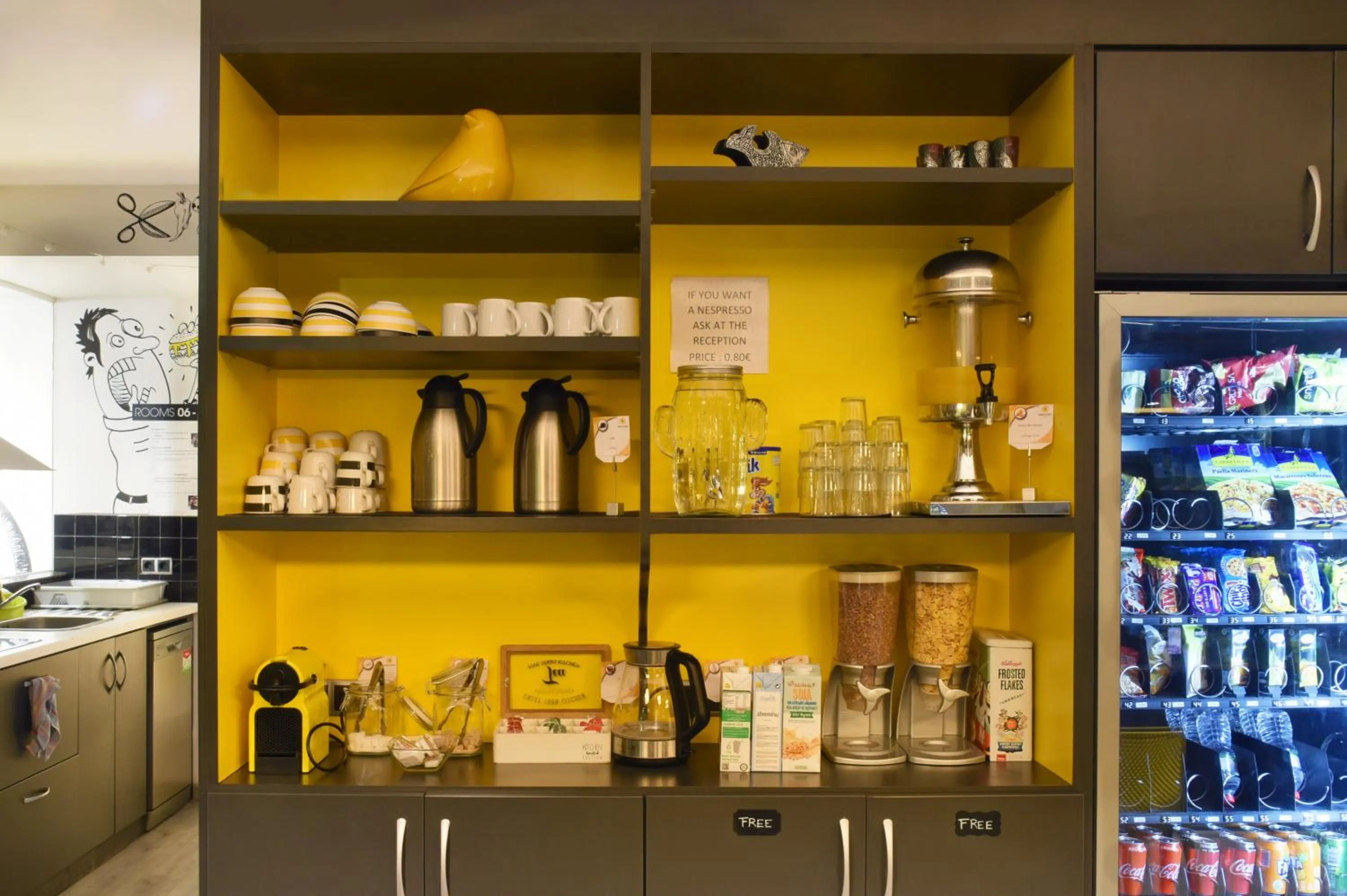 Coffee/tea facilities in Free Hostels Barcelona