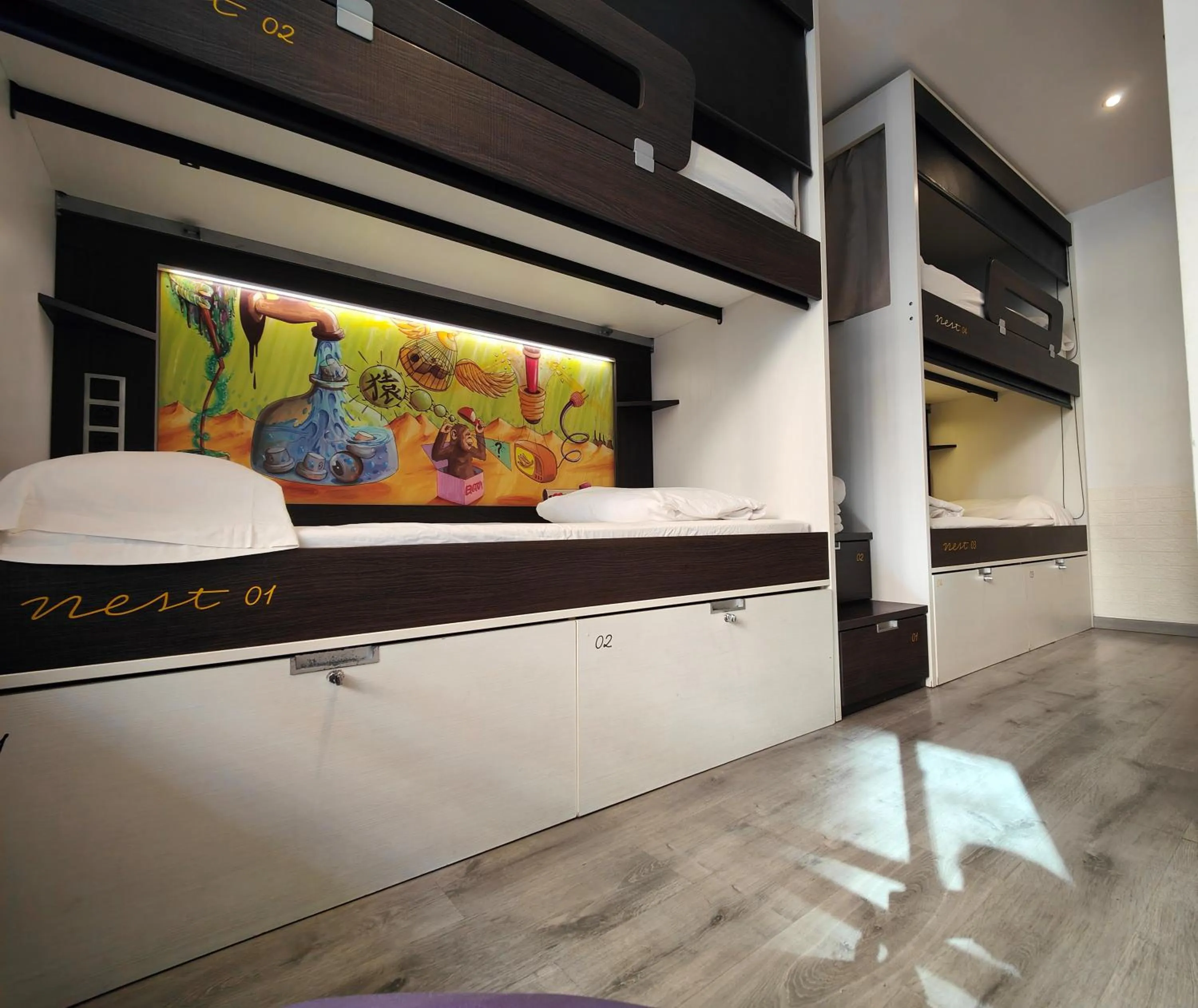 bunk bed in Free Hostels Barcelona