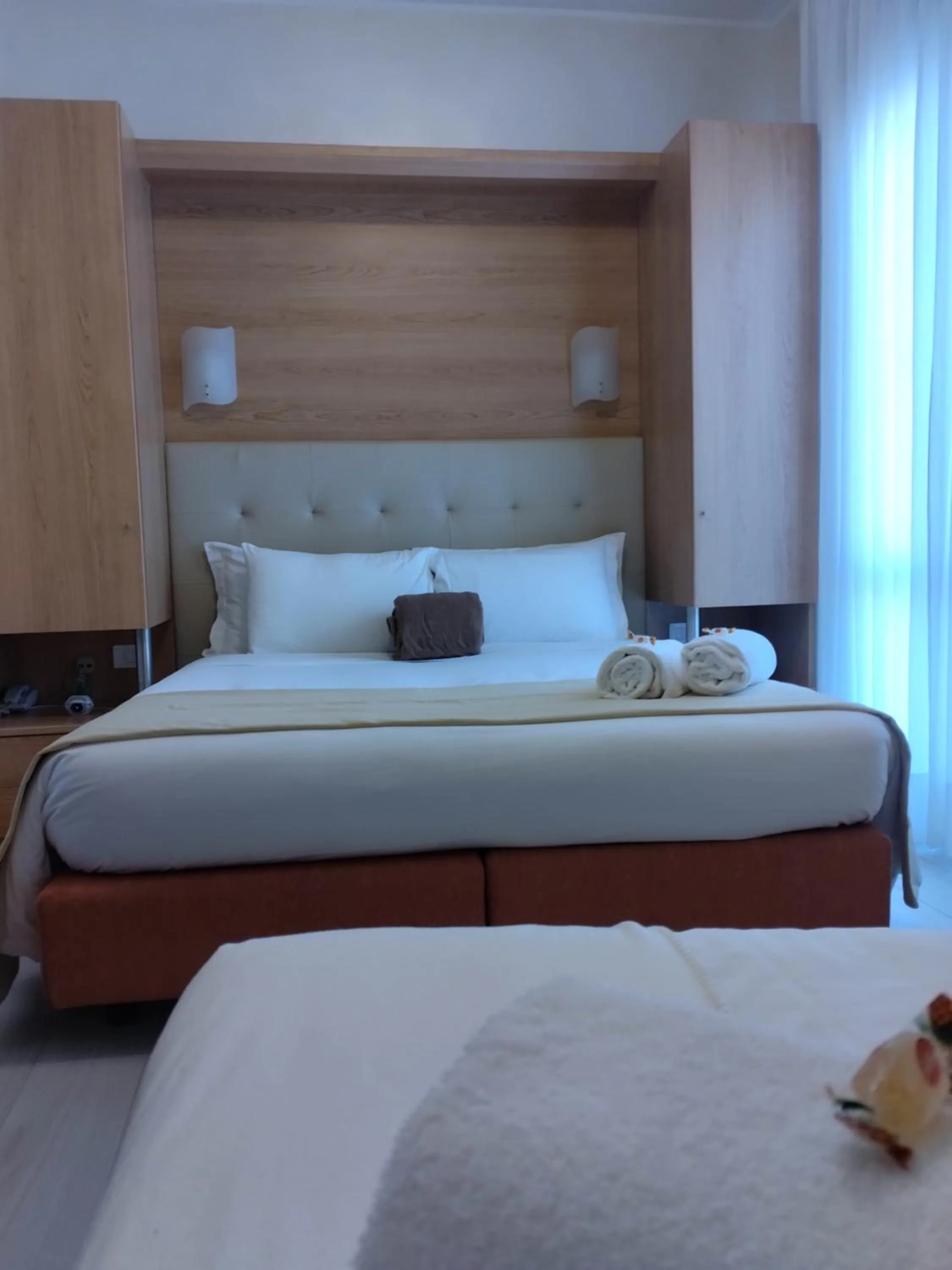 Bed in Hotel Baviera