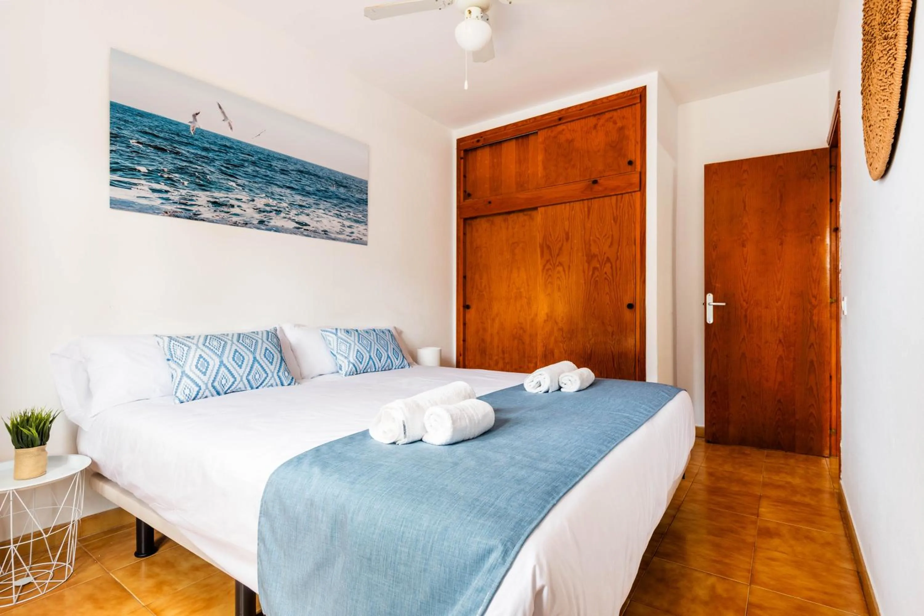 Bed in Apartamentos Mar Blanca by Mauter Villas